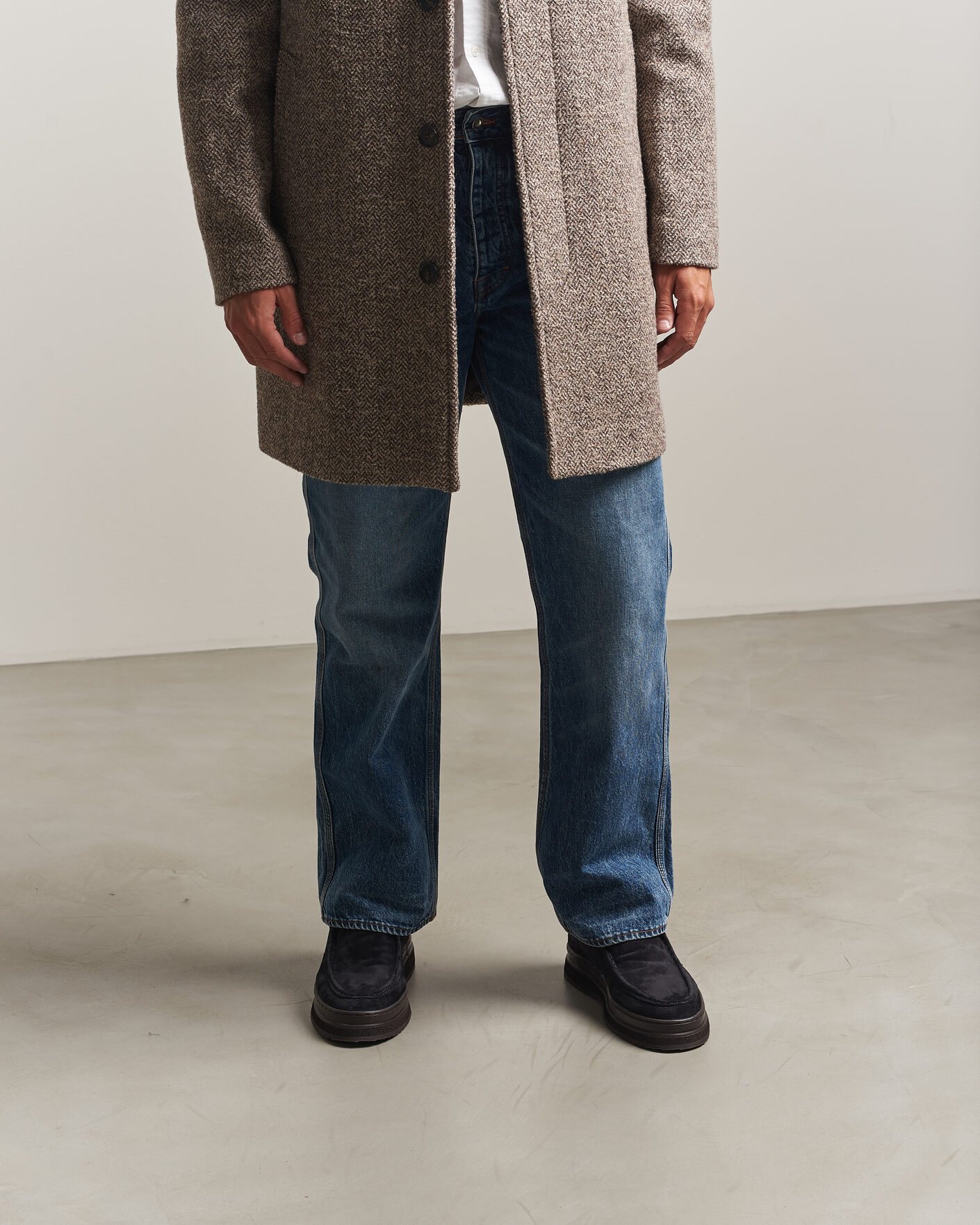Heren | Laarzen | Gant | Blistown Shearling Suede Moc Toe Boot Marine