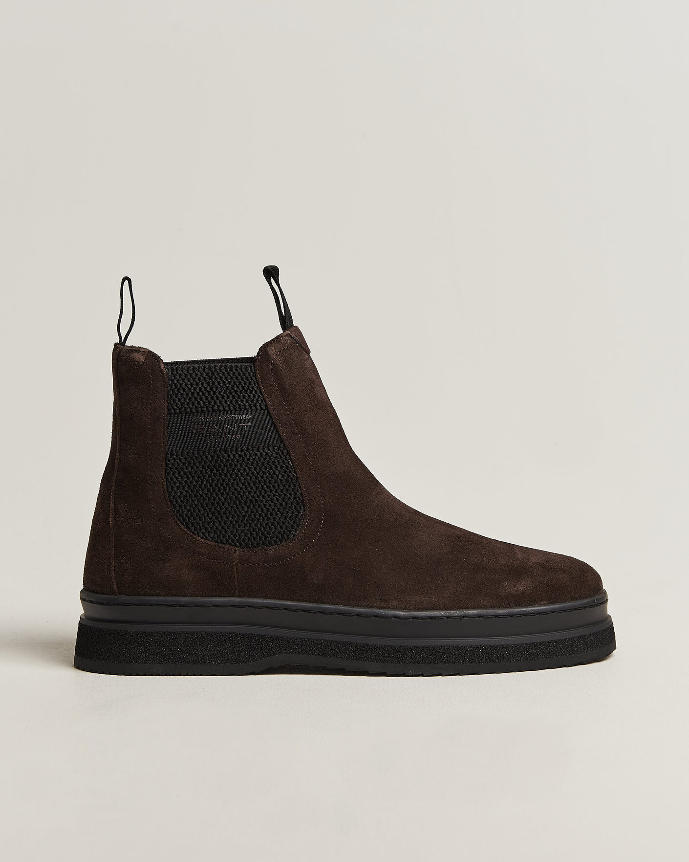 Heren | Laarzen | Gant | Blistown Shearling Suede Chelsea Boot Espresso Brown