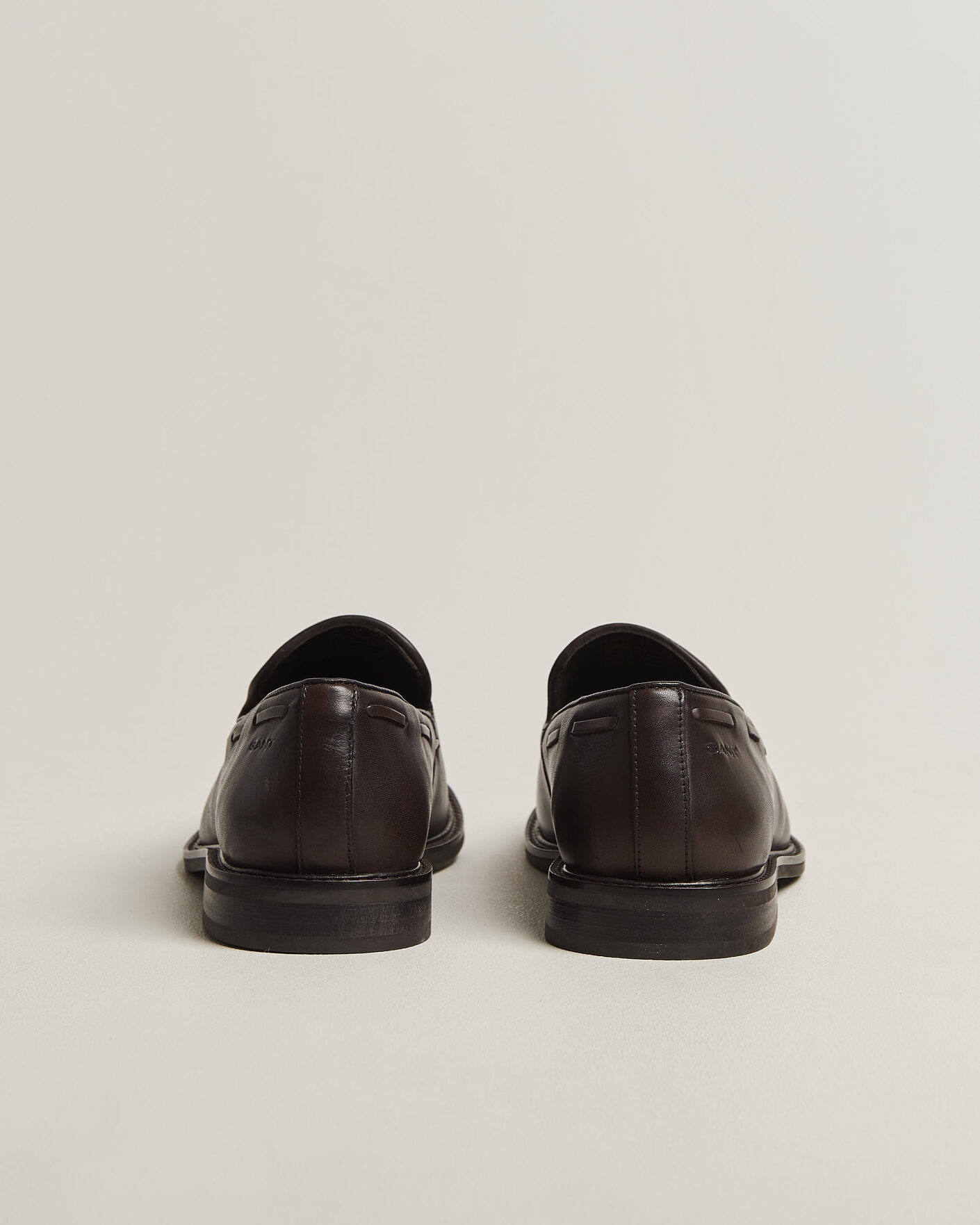 Heren | Instappers | Gant | Lozham Leather Tassle Loafer Dark Brown
