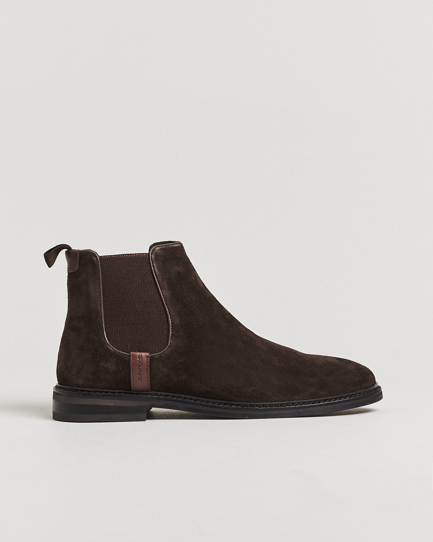 Heren | Laarzen | Gant | Bidford Suede Chelsea Boot Dark Brown