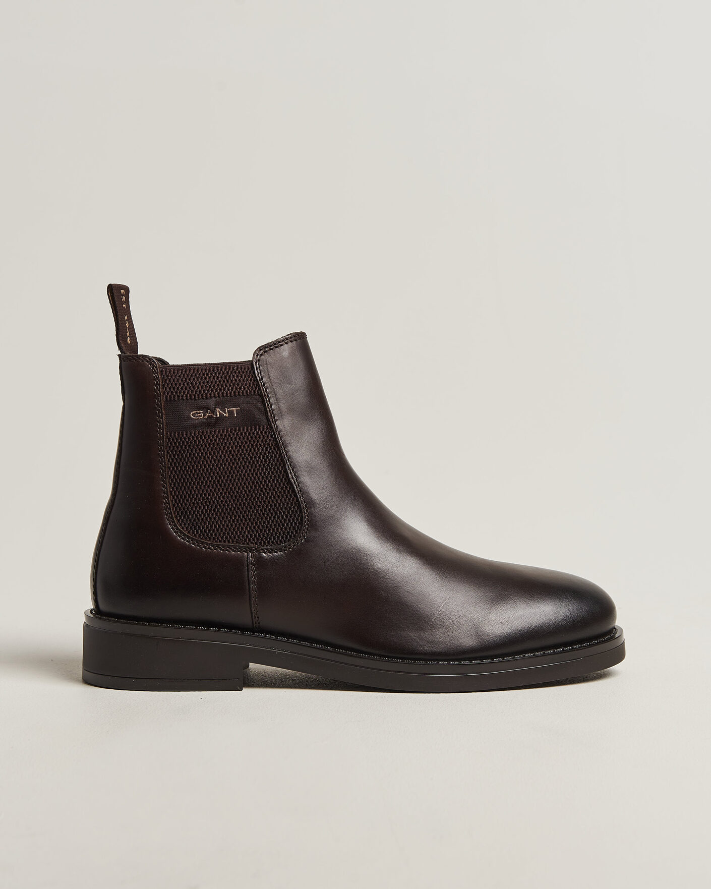 Heren | Laarzen | Gant | Prepdale Leather Chelsea Boot Dark Brown