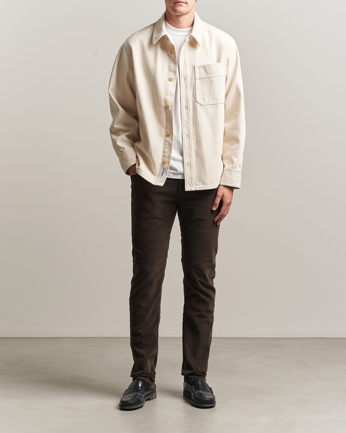 Homme | Pantalons | Jacob Cohën | Nick Slim Fit Cotton Trousers Brown