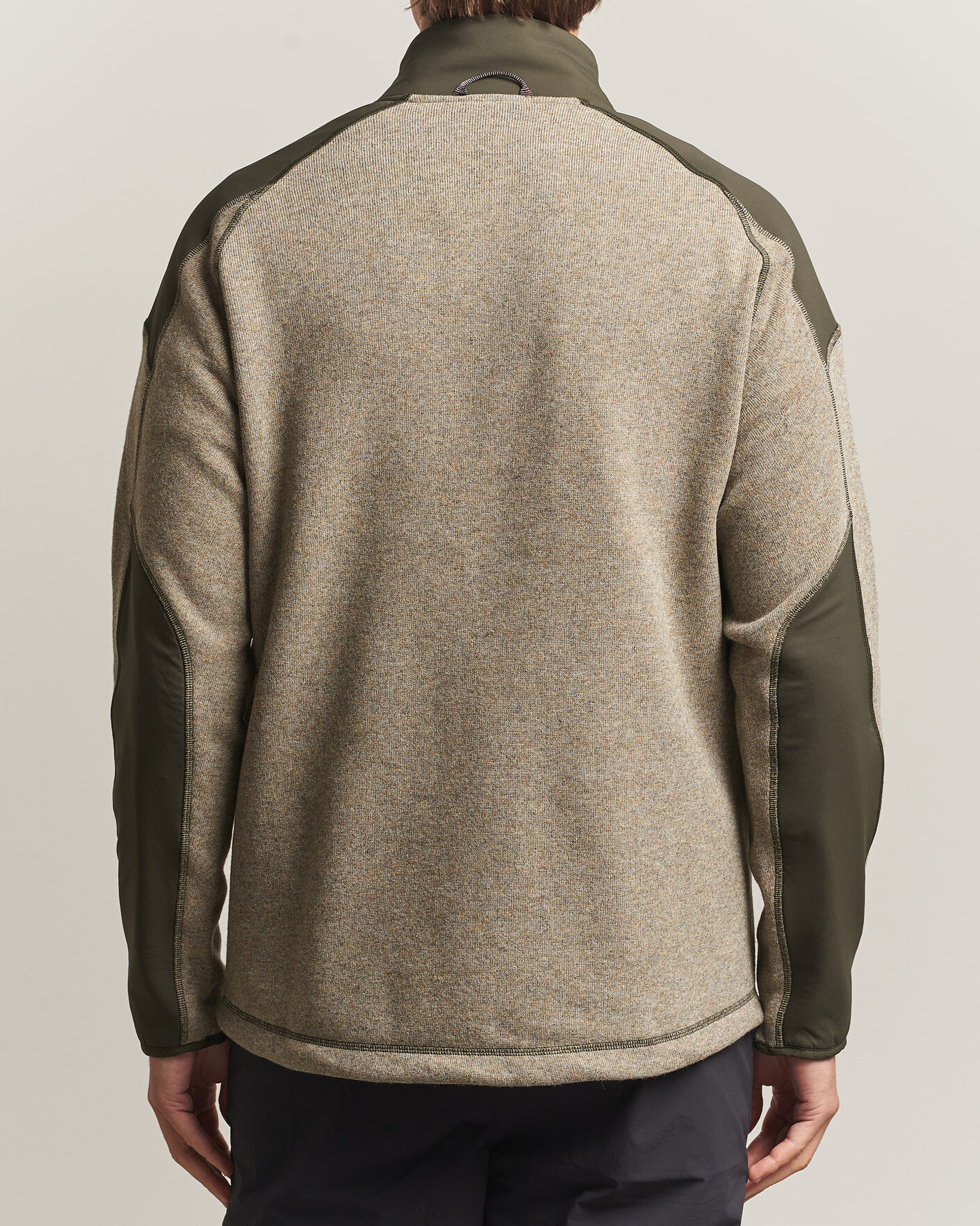 Heren | Truien | Klättermusen | Balderus Wool Fleece Hood Jacket Rosin Green