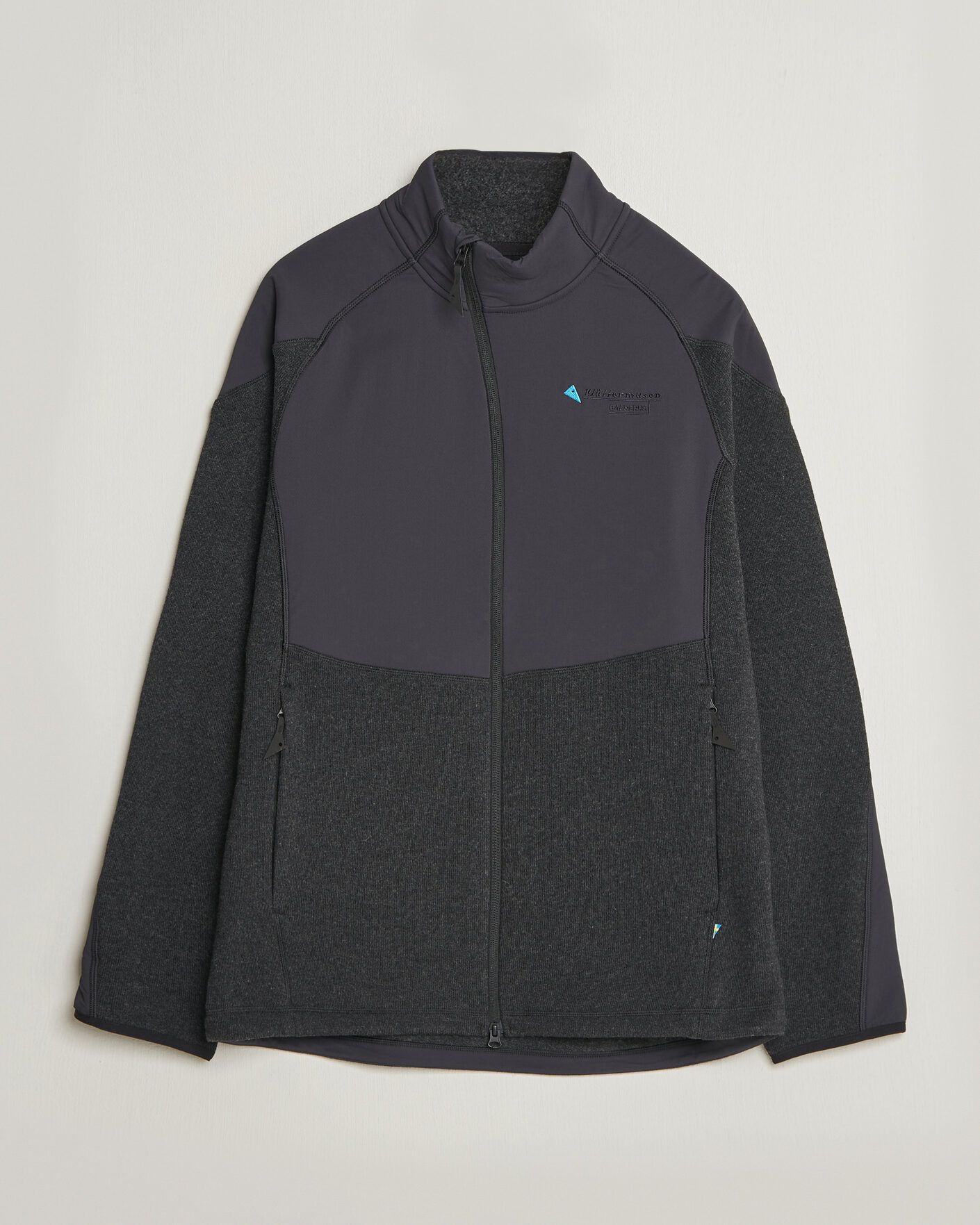 Homme | Pulls Et Tricots | Klättermusen | Balderus Wool Fleece Hood Jacket Black