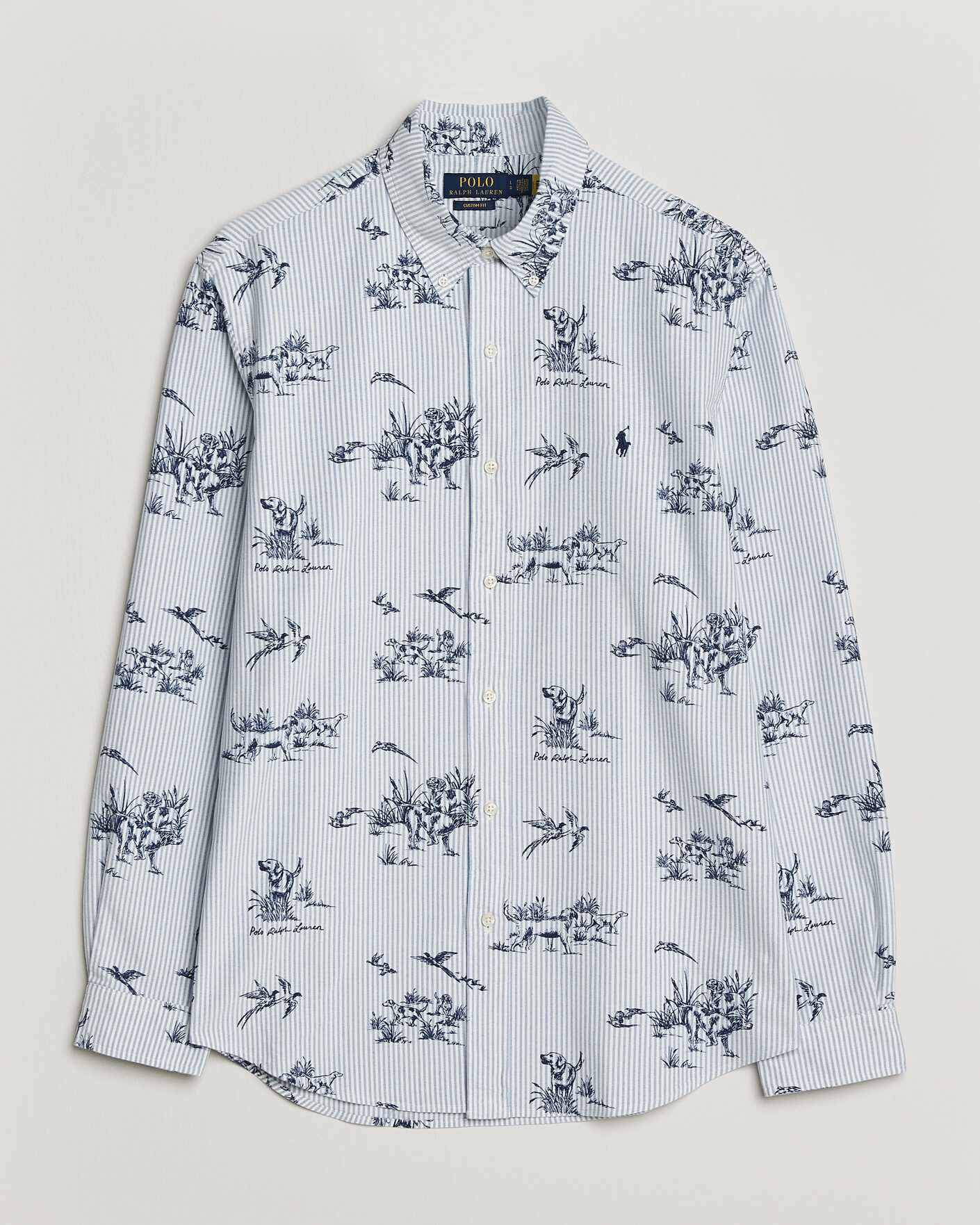 Homme | Chemises | Polo Ralph Lauren | Custom Fit Printed Oxford Shirt Field & Pheasant