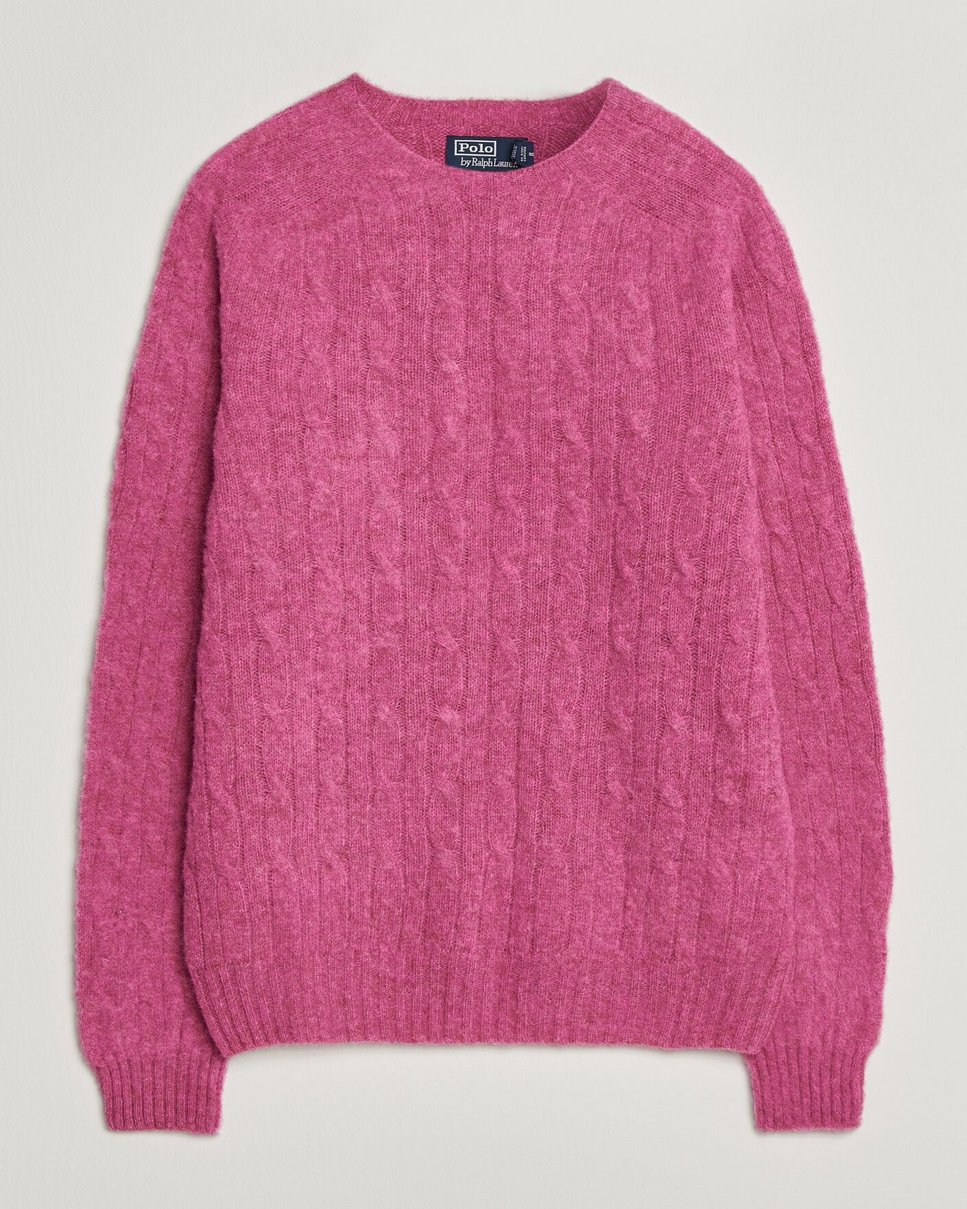 Homme | Pulls Et Tricots | Polo Ralph Lauren | Shaggy Cable Merino Pullover Thulian Pink Heather