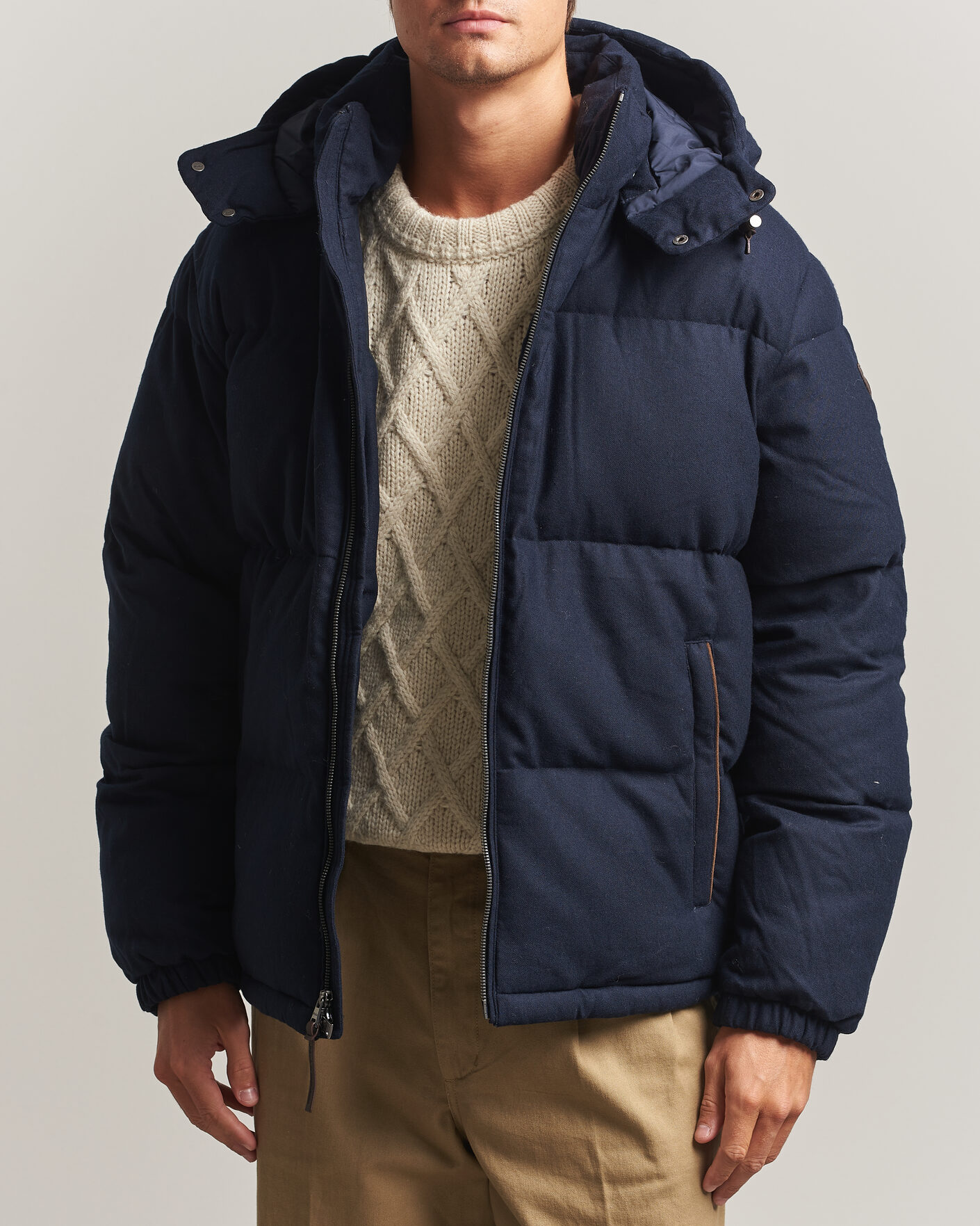 Homme | Manteaux Et Vestes | Polo Ralph Lauren | Woven Puffer Jacket Collection Navy