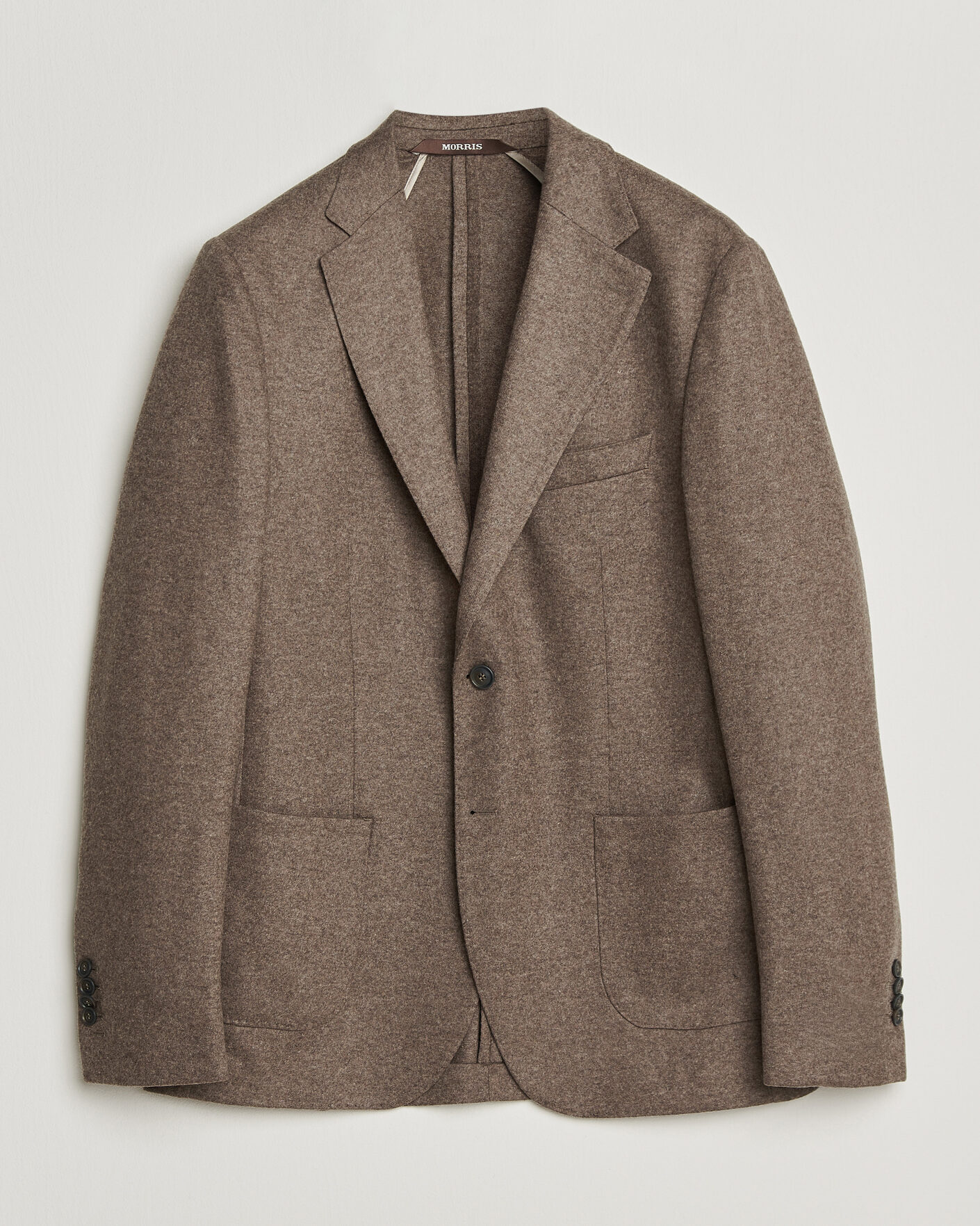 Homme | Blazers | Morris | Wool Jersey Blazer Brown