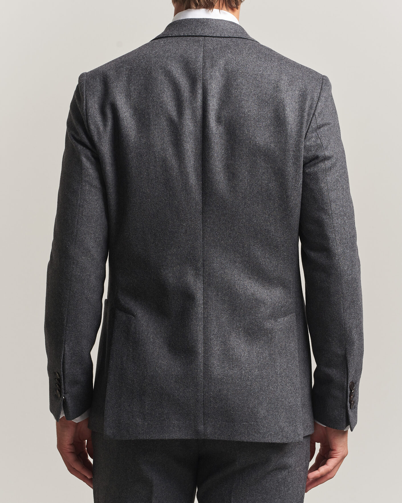 Homme | Blazers | Morris | Flannel Suit Blazer Grey