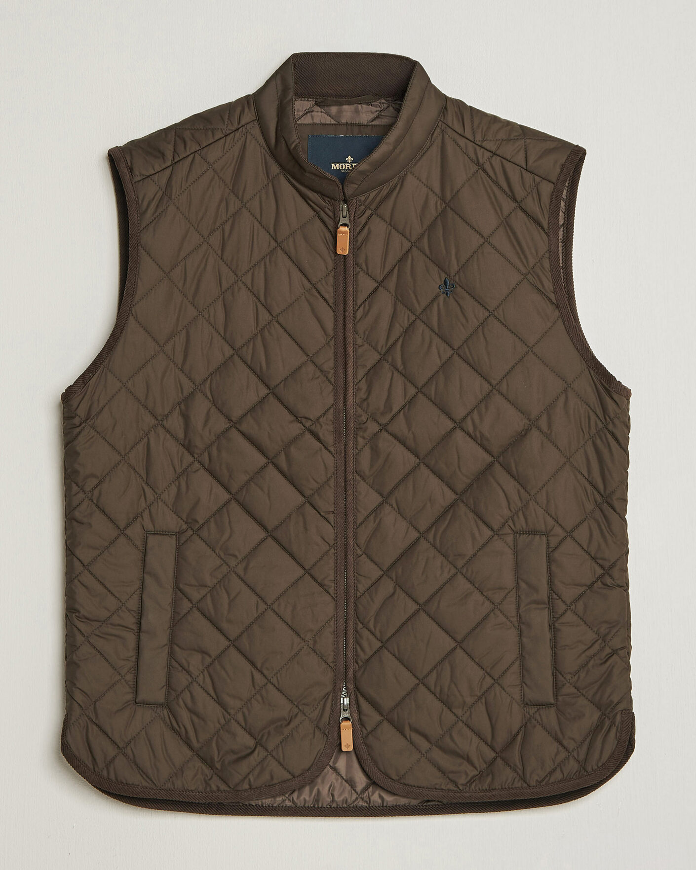 Homme | Gilets | Morris | Teddy Quilted Vest Brown
