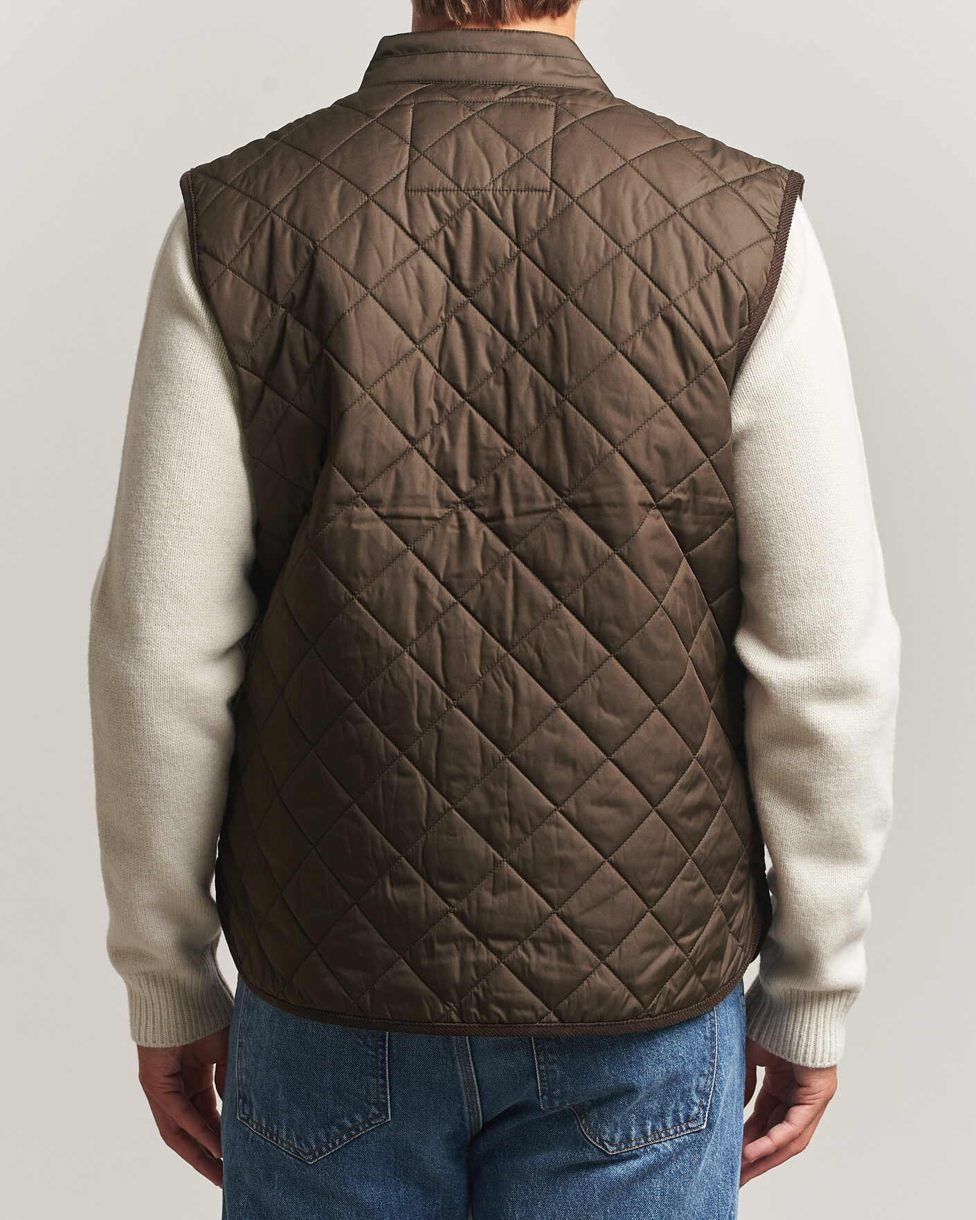 Homme | Gilets | Morris | Teddy Quilted Vest Brown