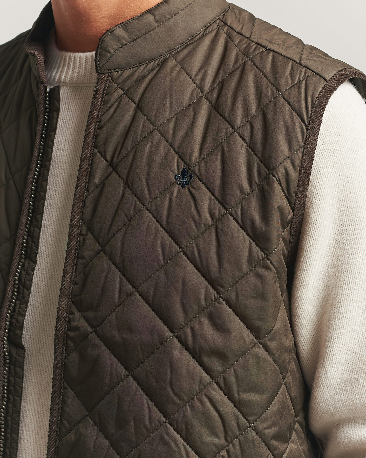 Homme | Gilets | Morris | Teddy Quilted Vest Brown