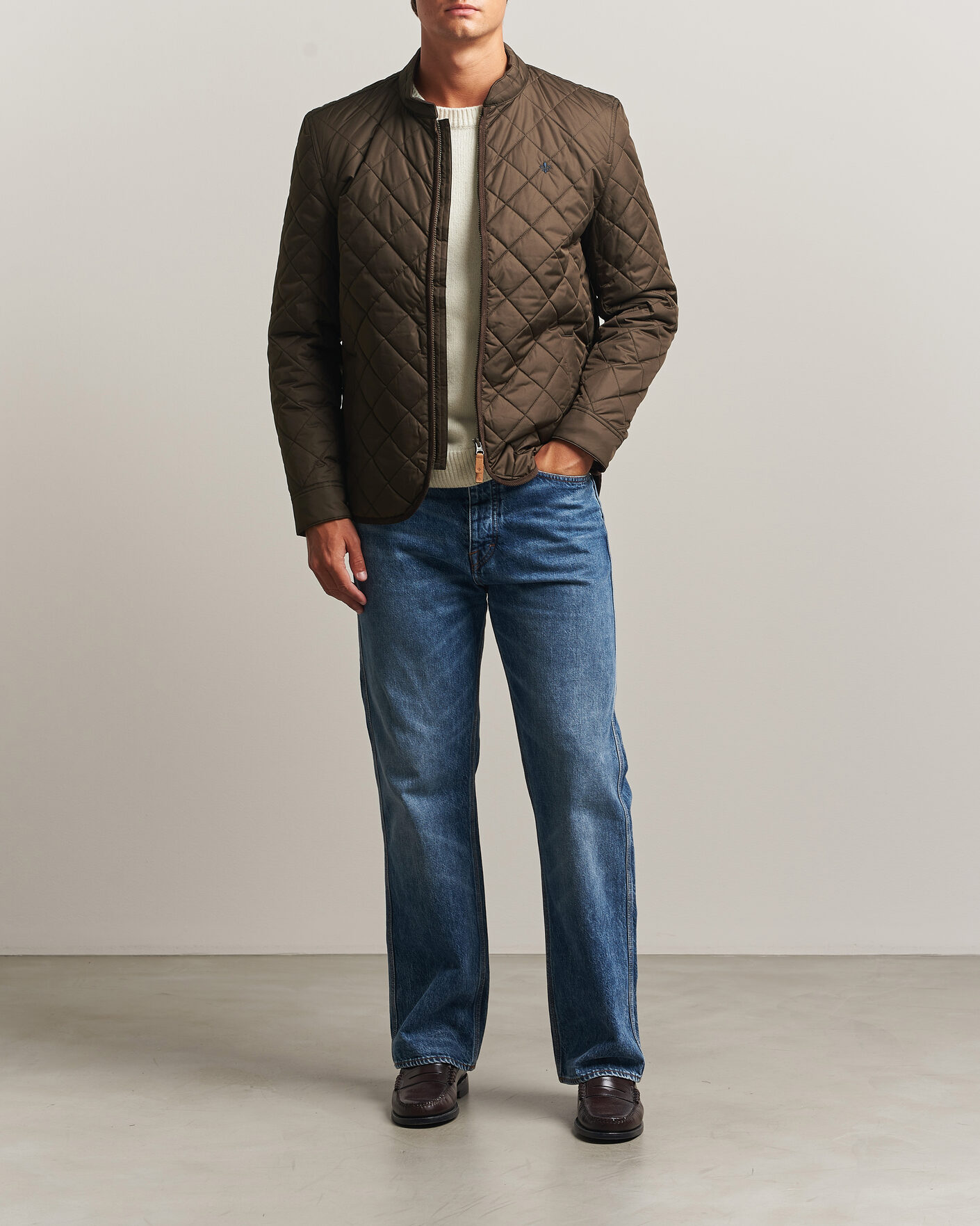 Homme | Manteaux Et Vestes | Morris | Teddy Quilted Jacket Brown