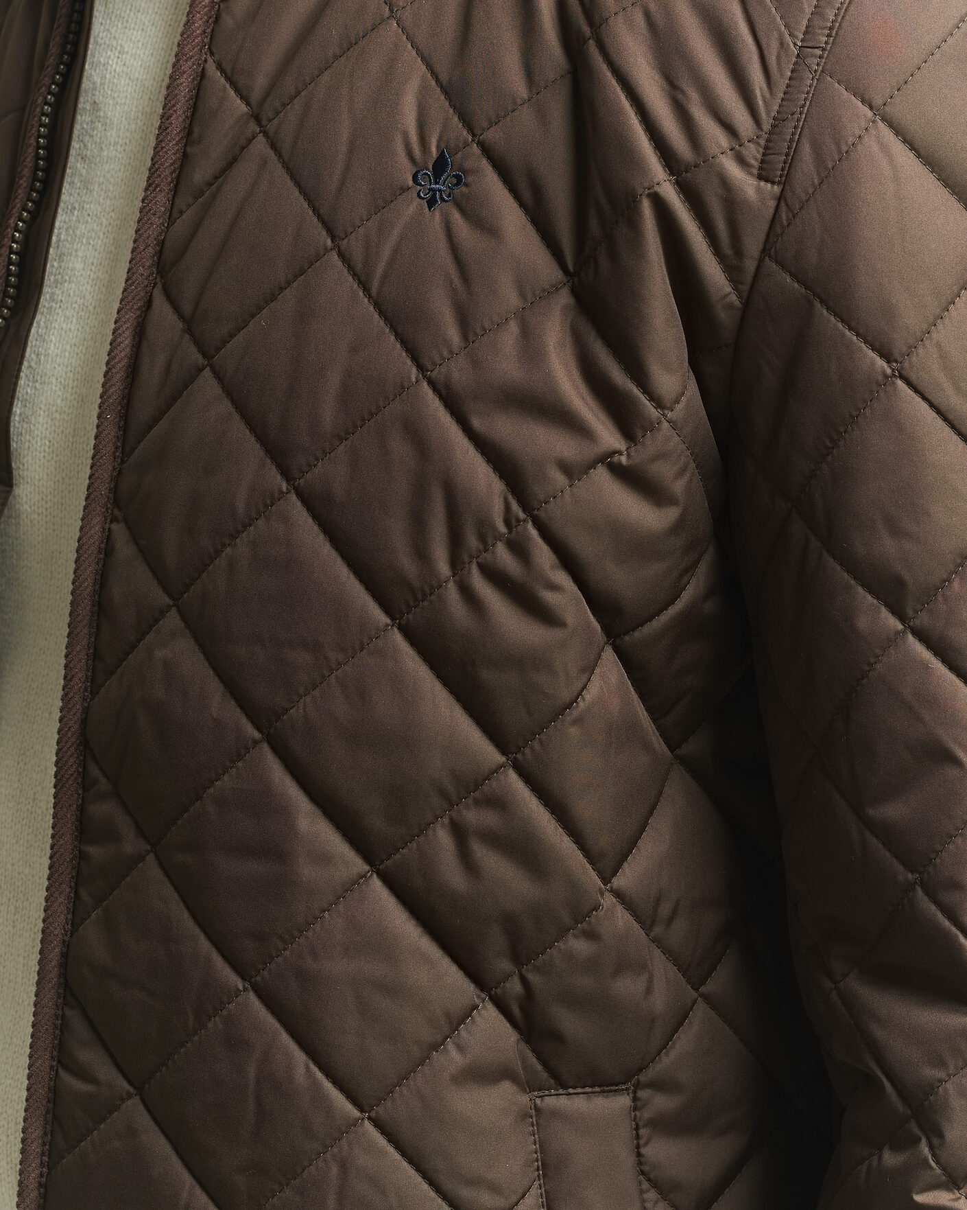 Homme | Manteaux Et Vestes | Morris | Teddy Quilted Jacket Brown