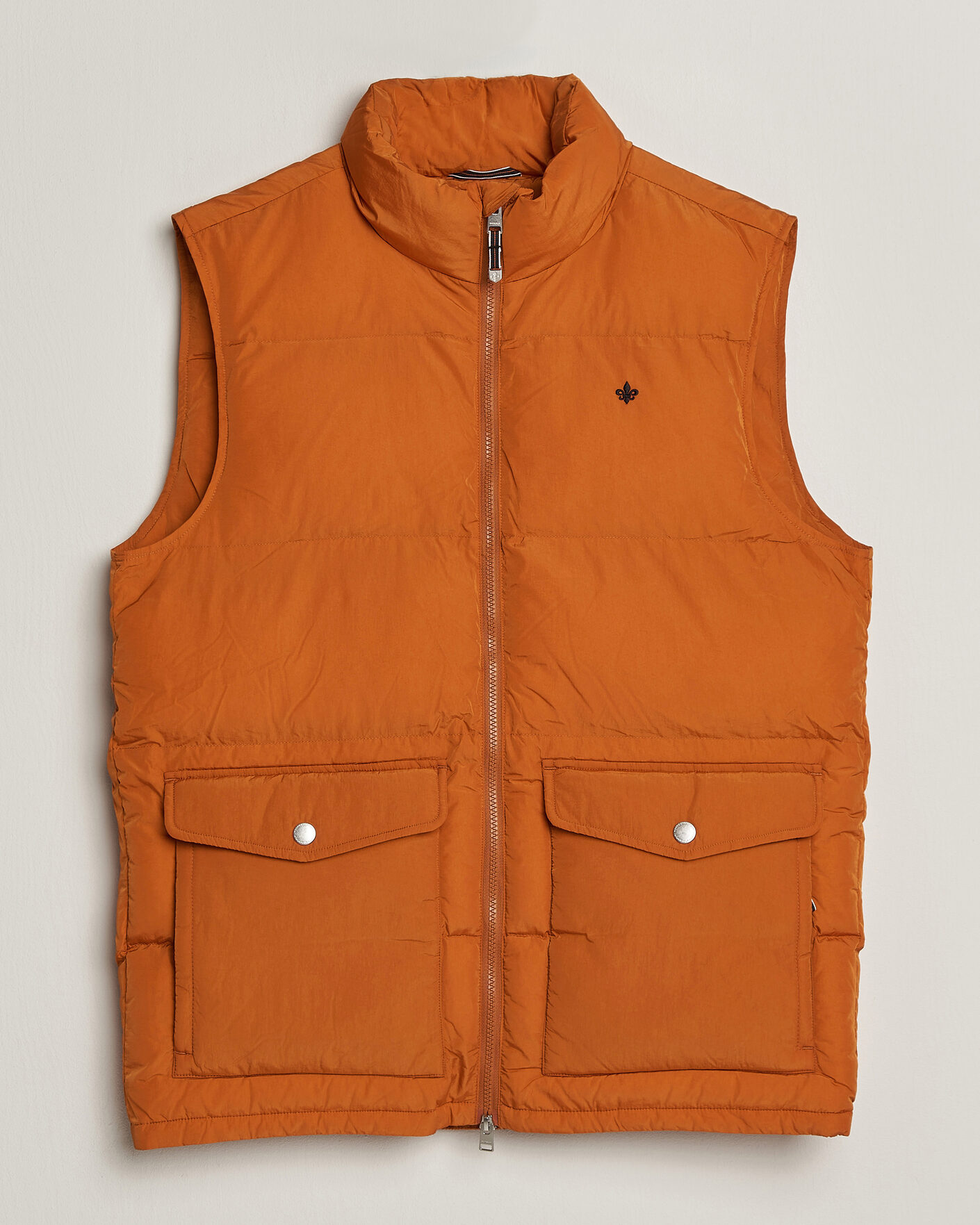 Heren | Gilets | Morris | Lennox Puffer Vest Orange