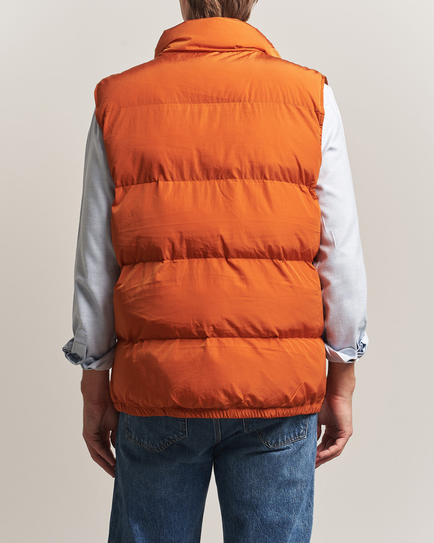 Heren | Gilets | Morris | Lennox Puffer Vest Orange