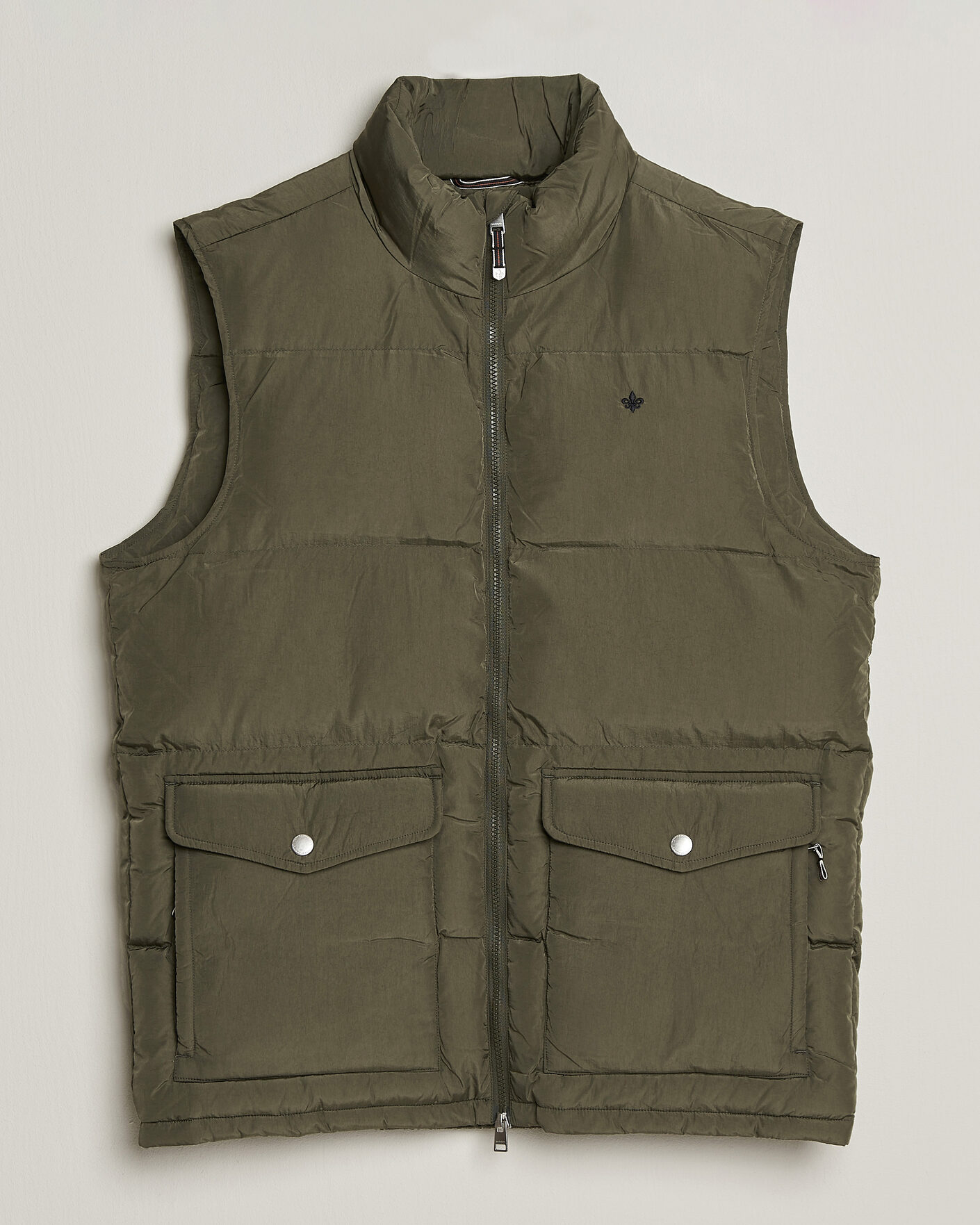 Heren | Gilets | Morris | Lennox Puffer Vest Olive