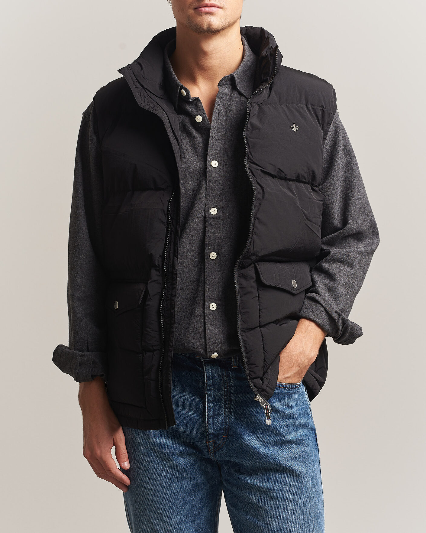 Homme | Gilets | Morris | Lennox Puffer Vest Black