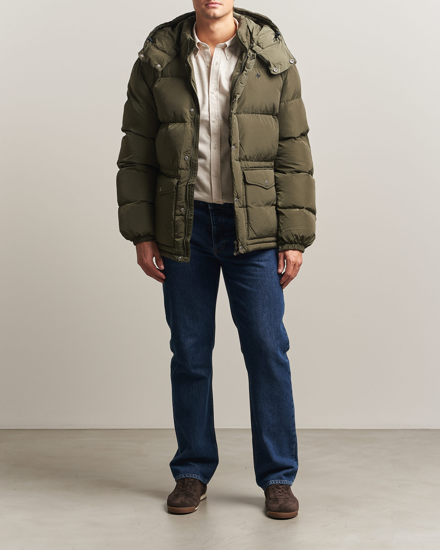 Heren | Jassen | Morris | Lennox Puffer Jacket Olive