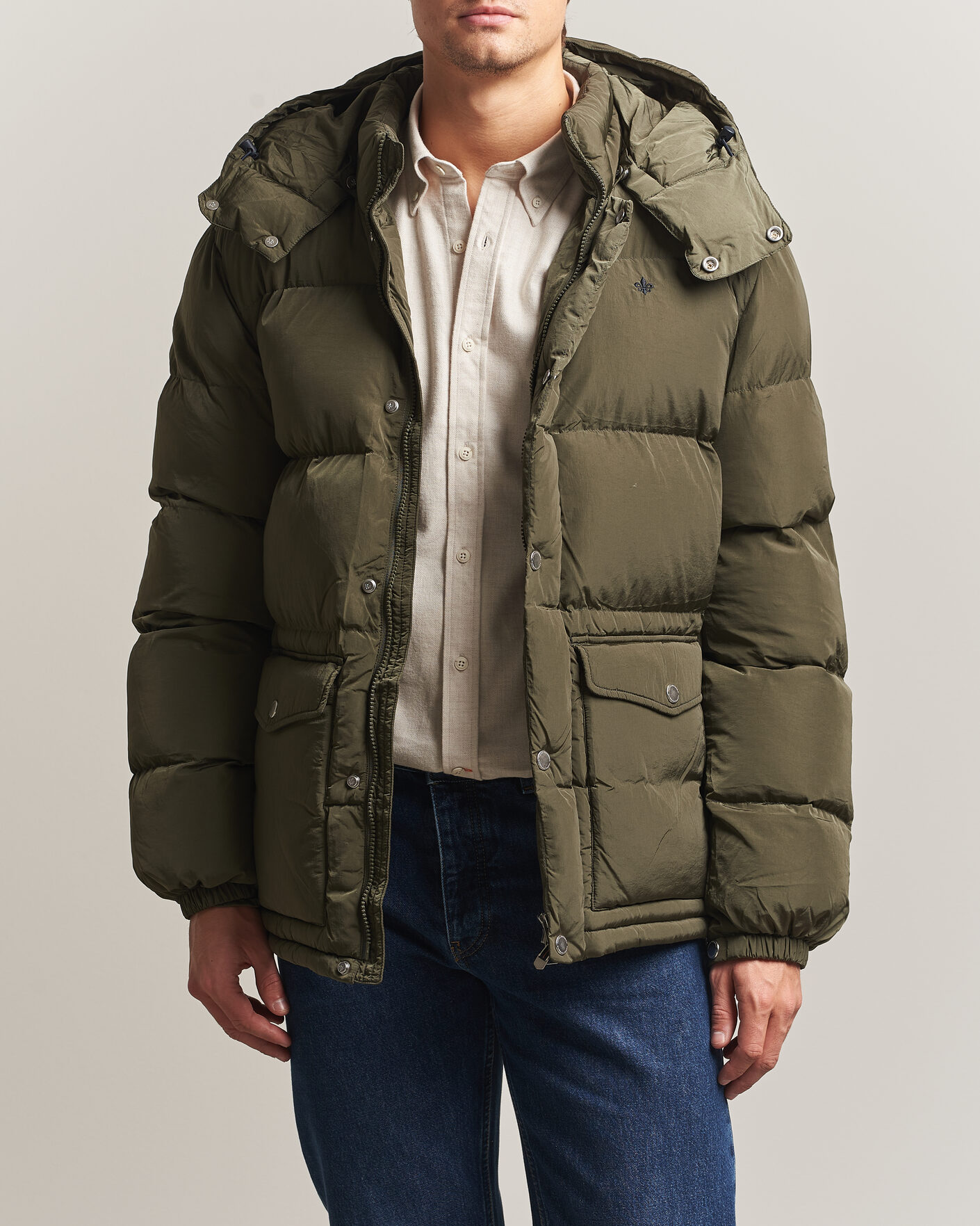 Heren | Jassen | Morris | Lennox Puffer Jacket Olive