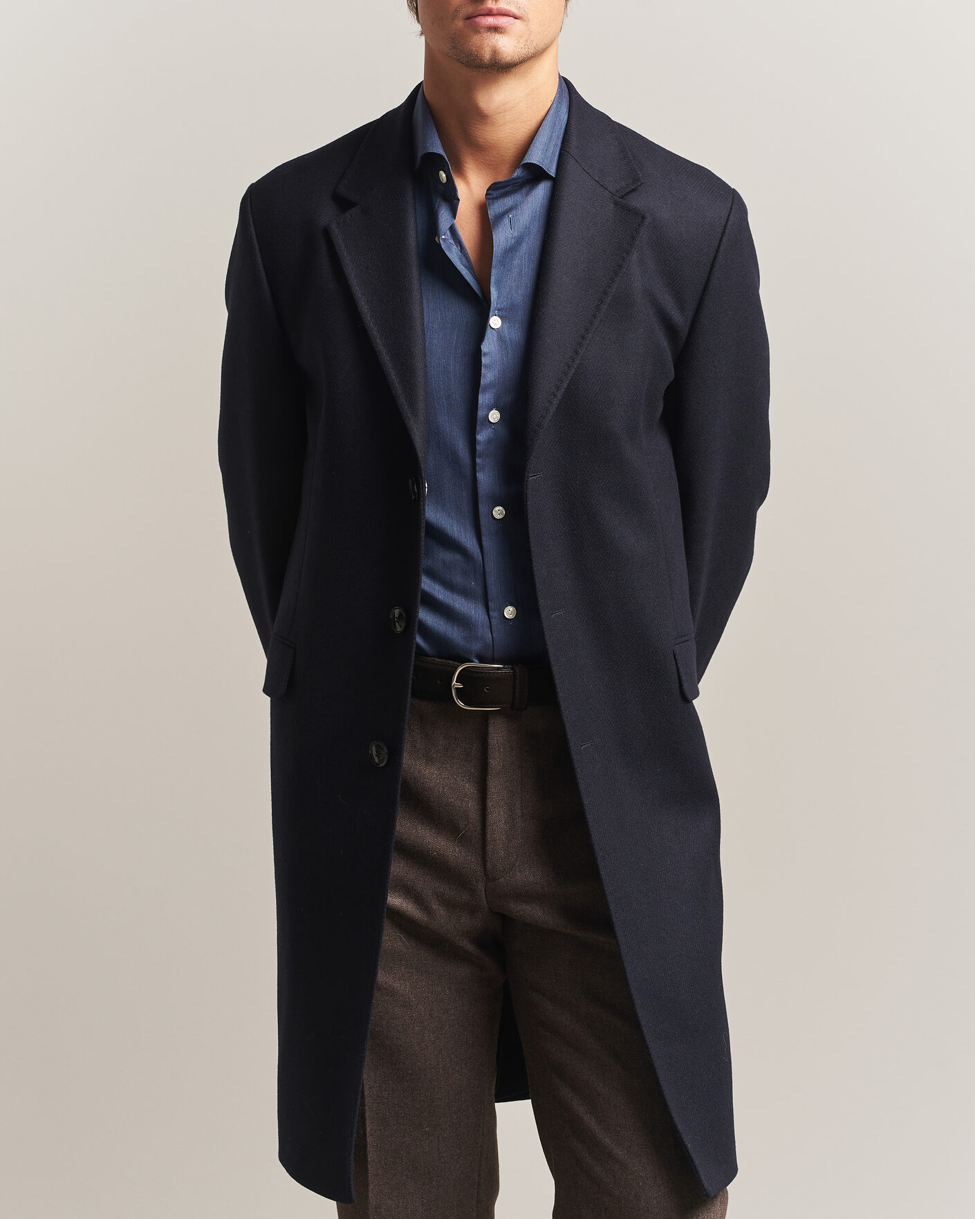 Homme | Manteaux Et Vestes | Morris | Ben Wool Coat Navy