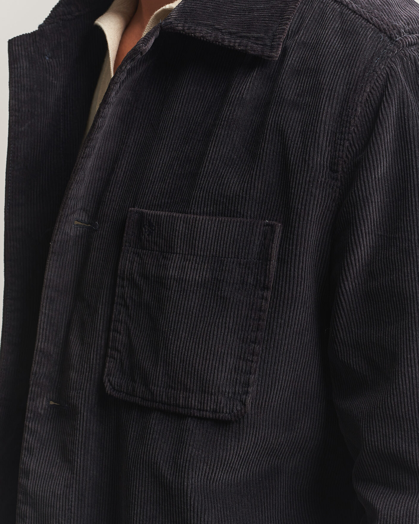 Heren | Overhemden | Morris | Fenix Cord Shirt Jacket Blue