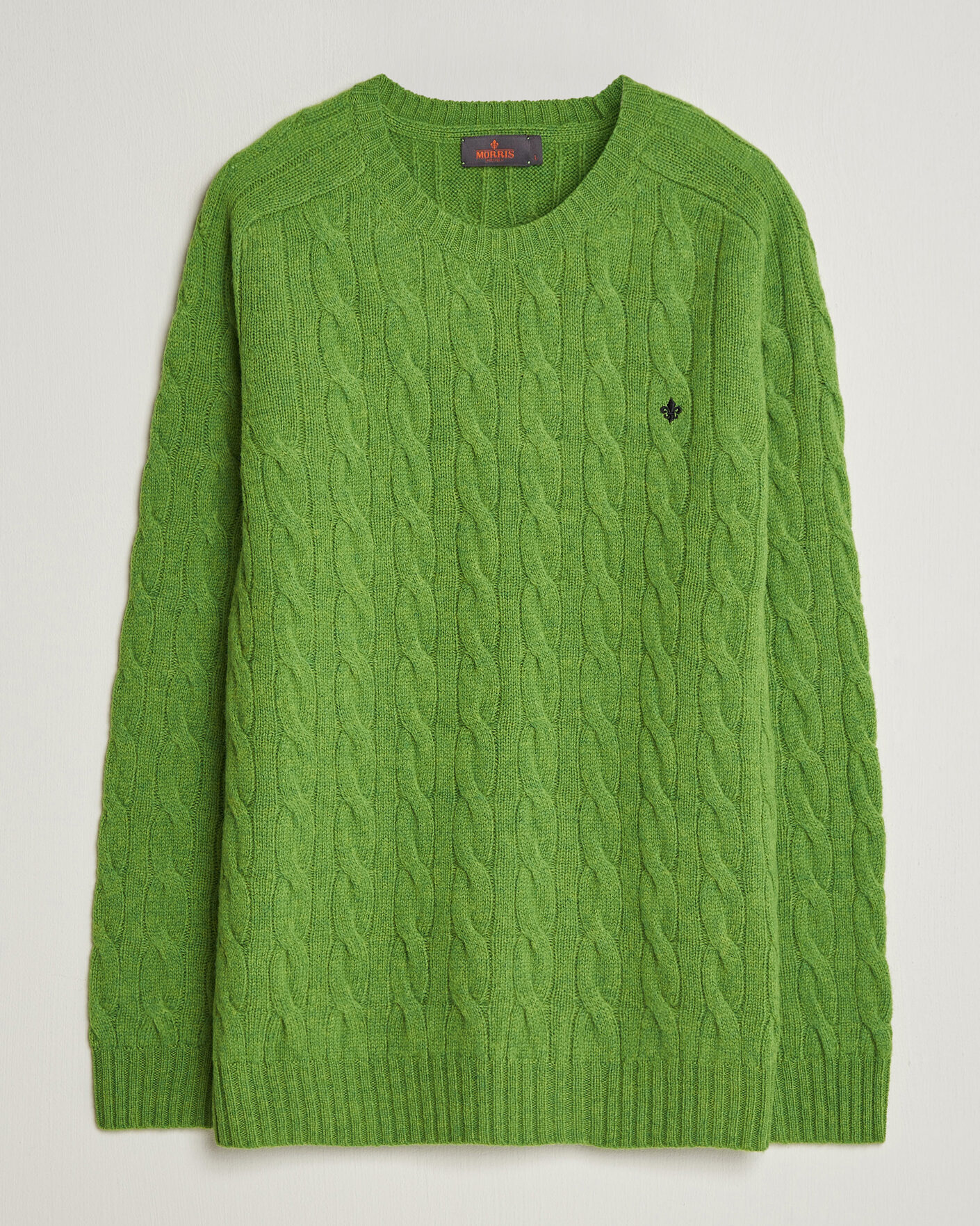 Heren | Truien | Morris | Archard Cable Sweater Green