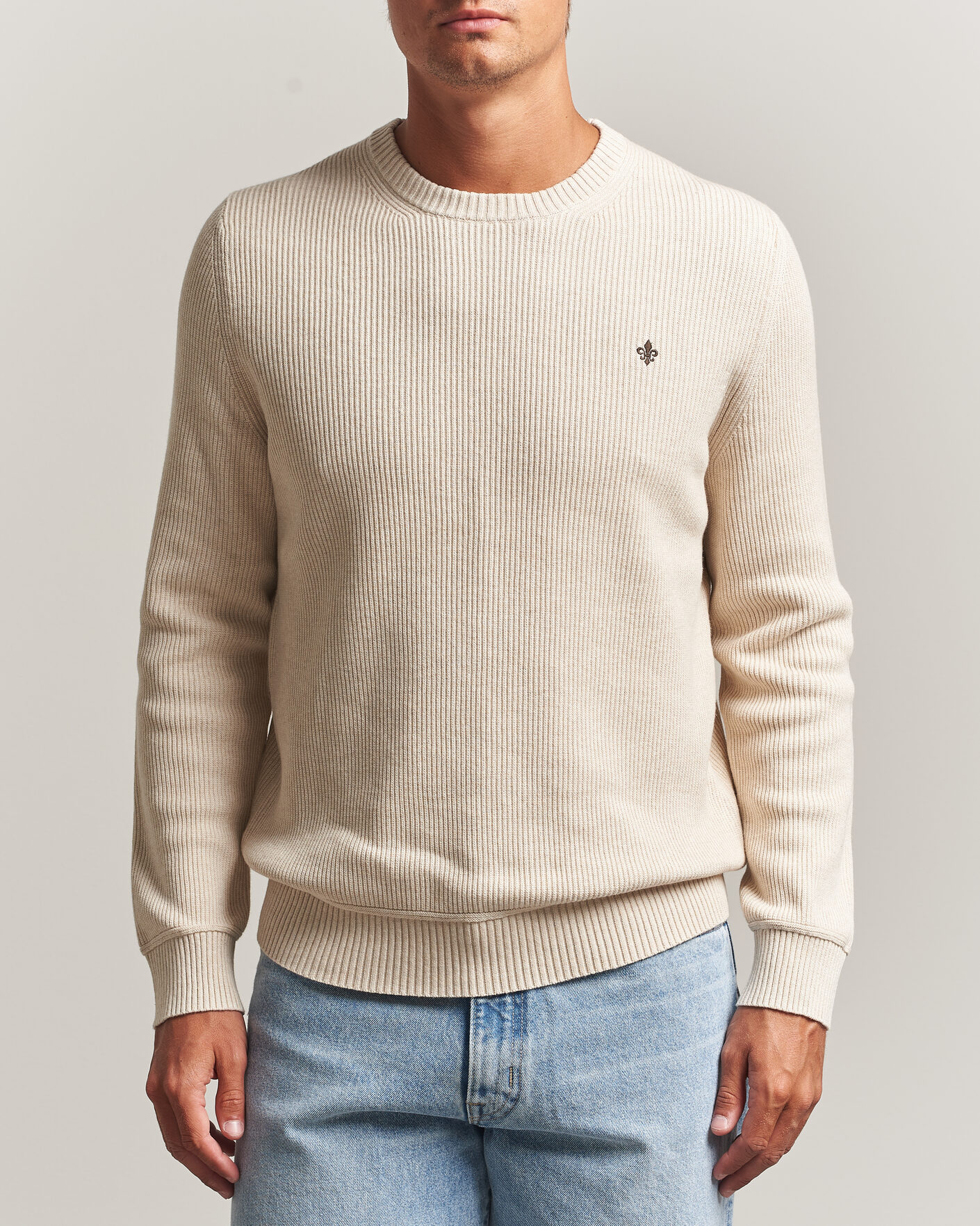 Homme | Pulls Et Tricots | Morris | Colin O-Neck Khaki