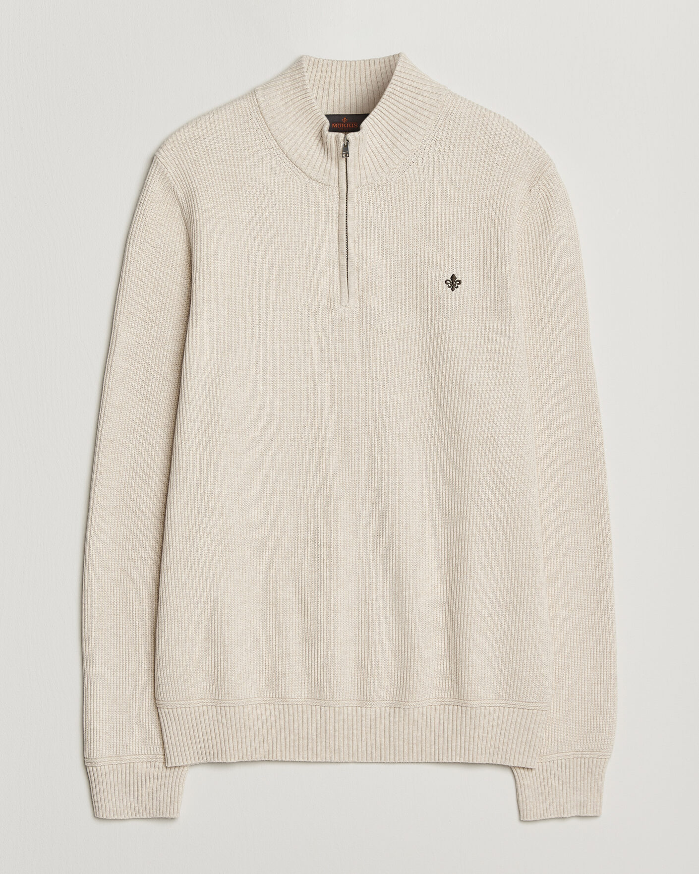 Heren | Truien | Morris | Colin Half Zip Khaki