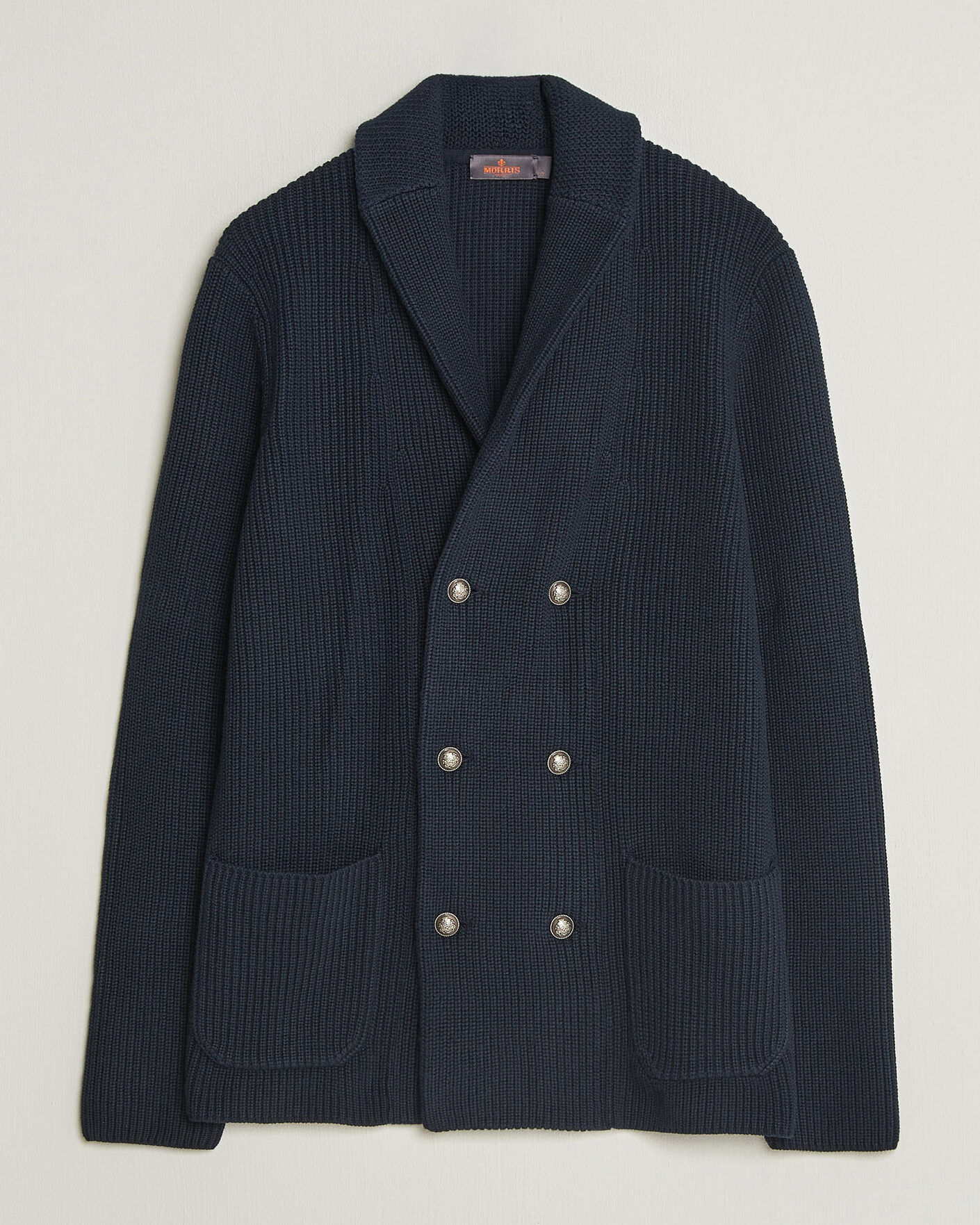 Homme | Pulls Et Tricots | Morris | Brayden DB Shawl Cardigan Navy