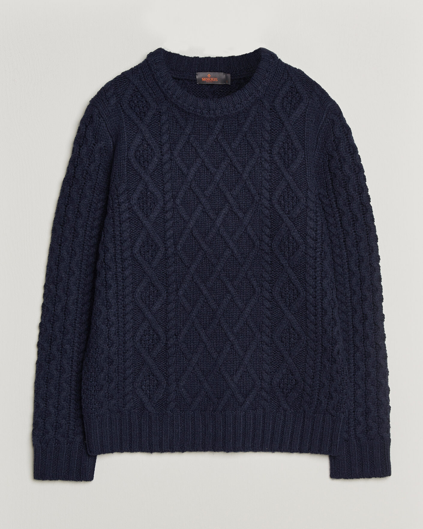 Homme | Pulls Et Tricots | Morris | Ramsey Cable Sweater Navy