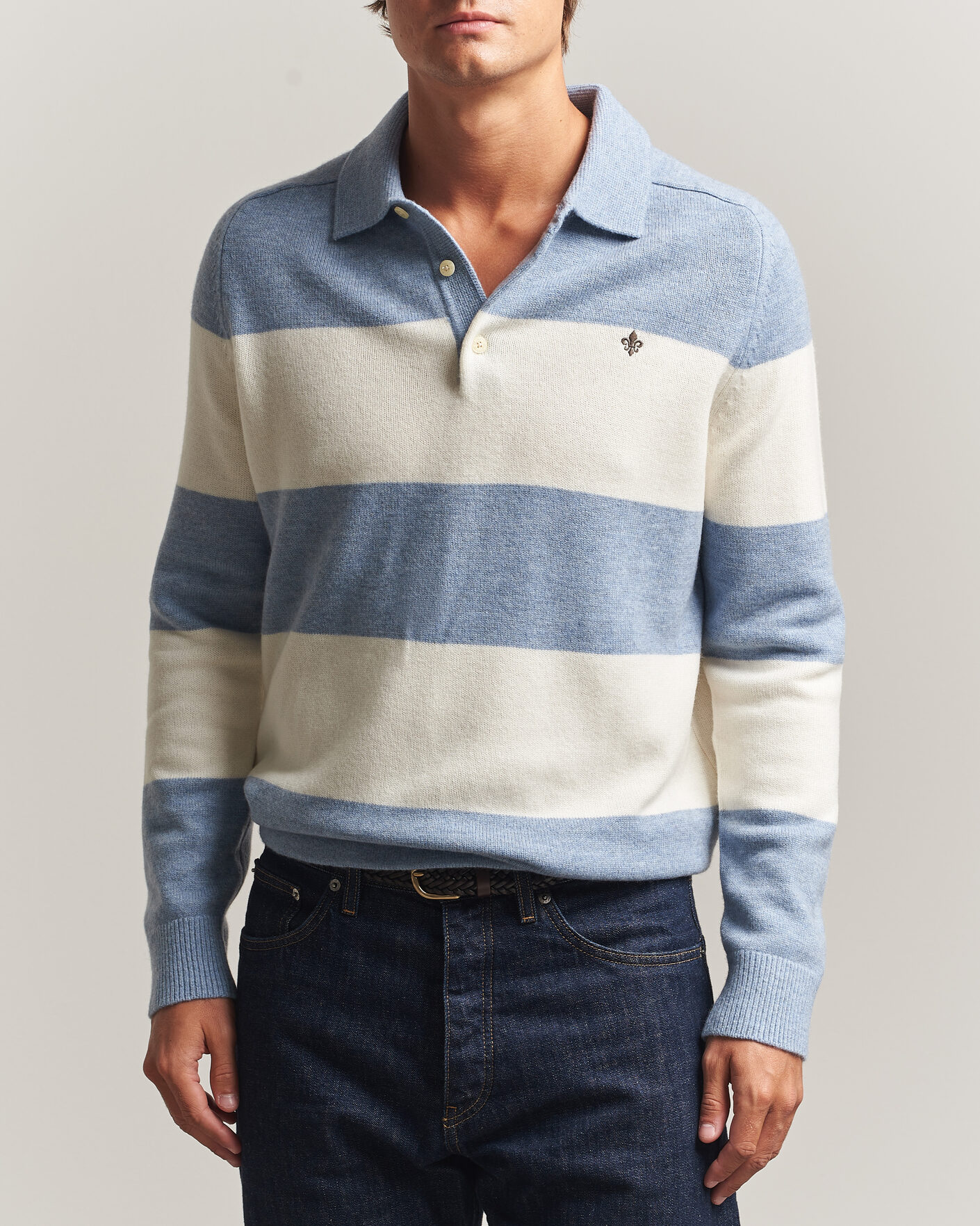 Homme | Pulls Et Tricots | Morris | Hertford Knitted Polo Blue