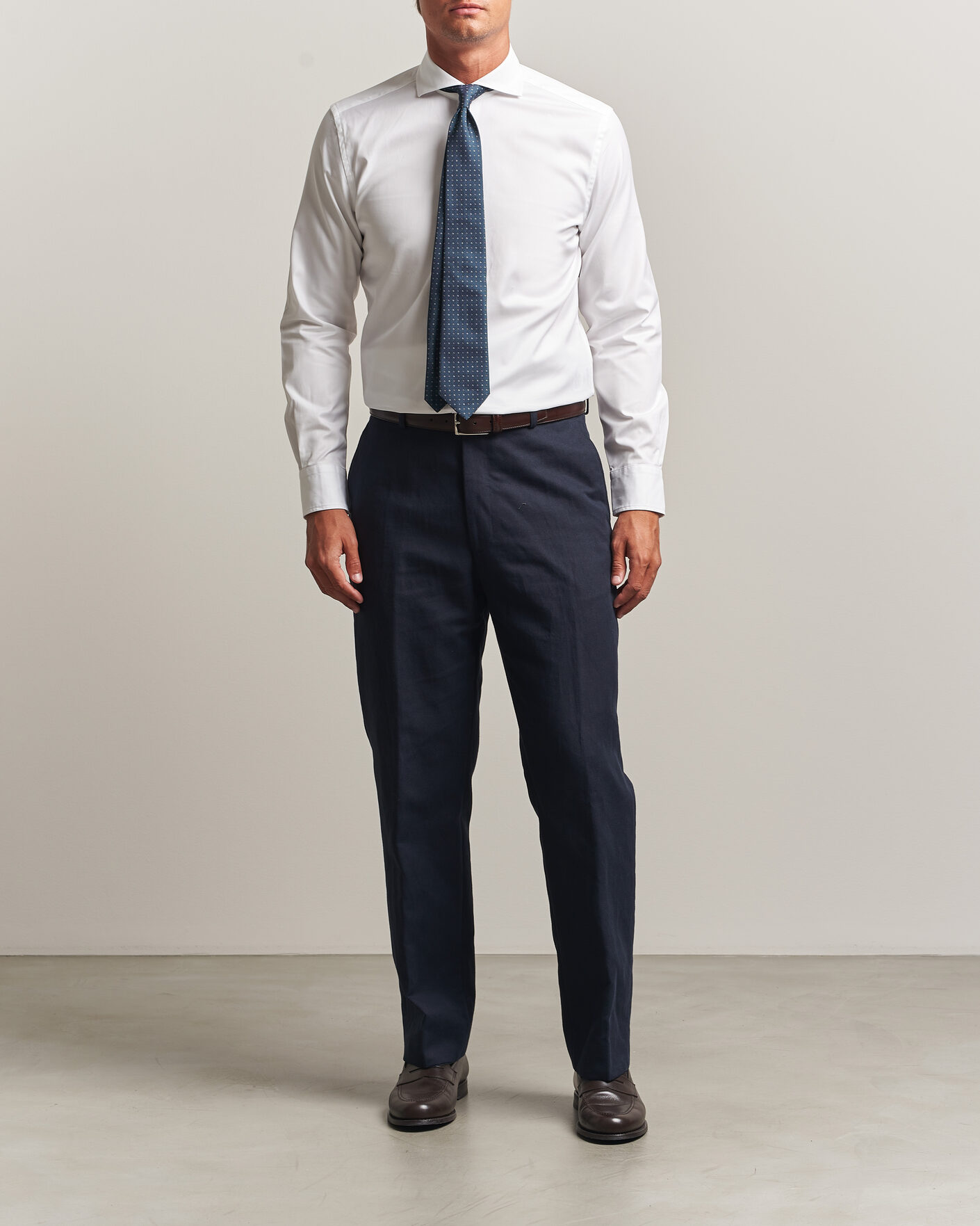 Homme | Chemises | Morris | Twill Shirt White