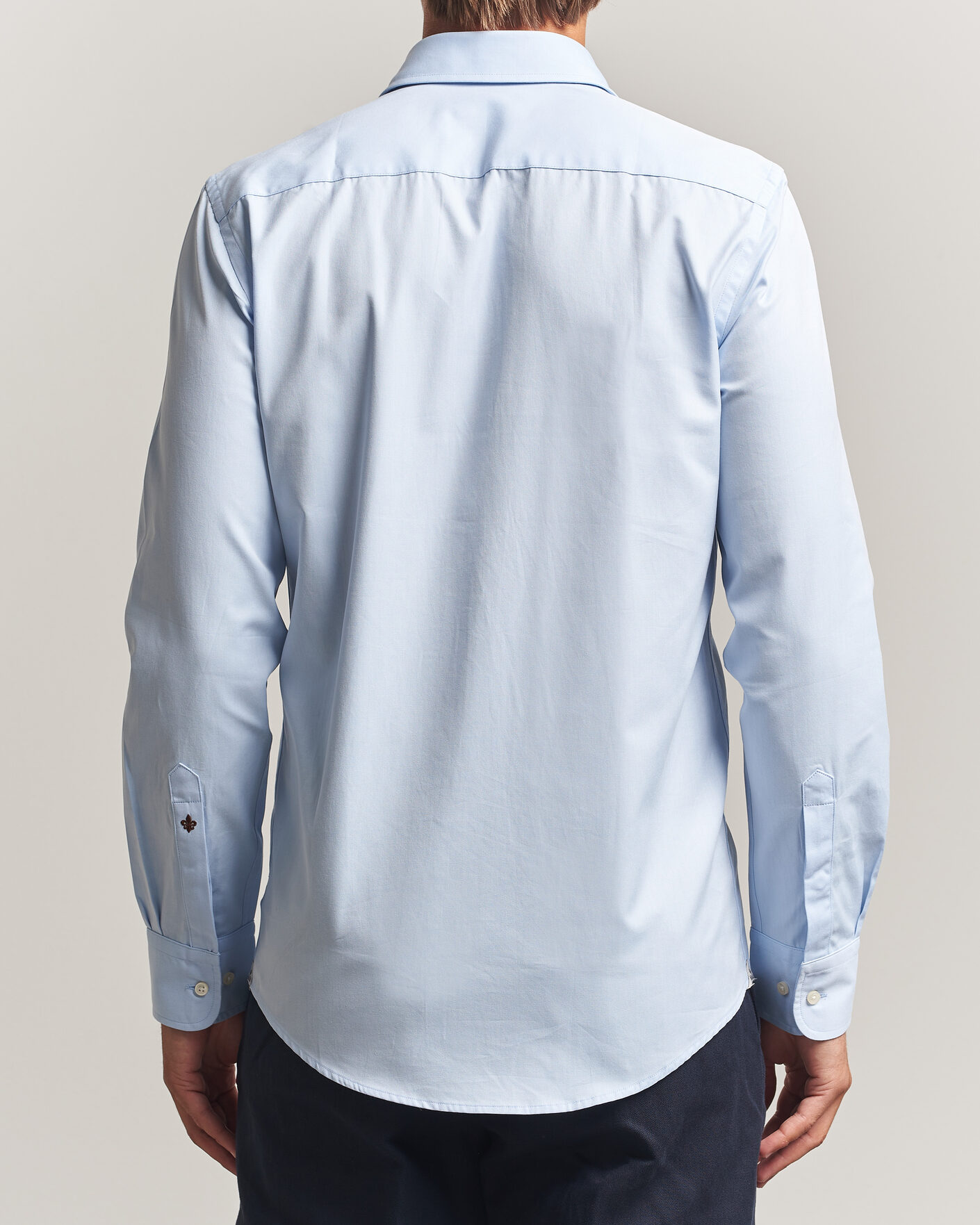 Heren | Overhemden | Morris | Twill Shirt Light Blue
