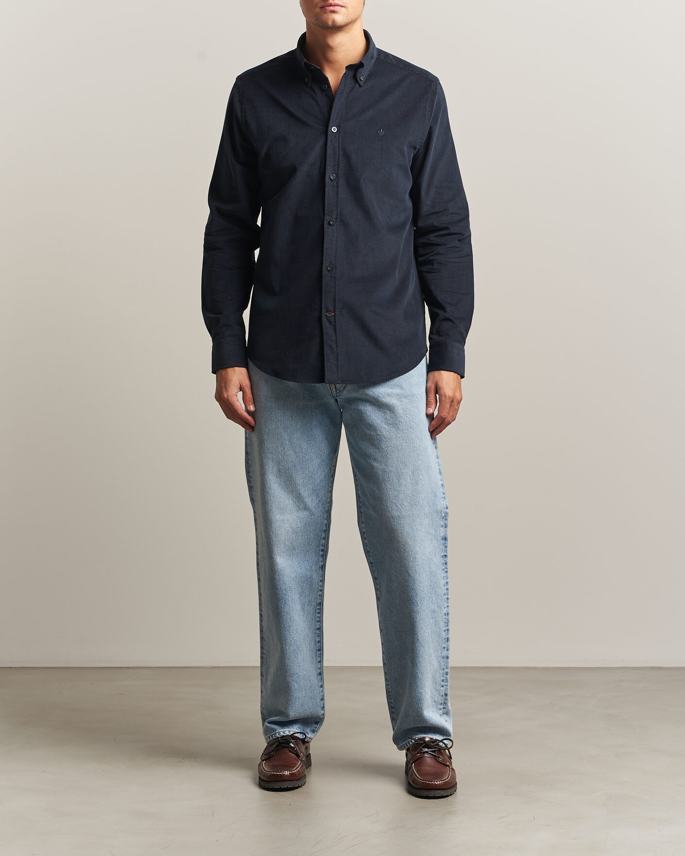 Homme | Chemises | Morris | Douglas Cord Shirt Blue