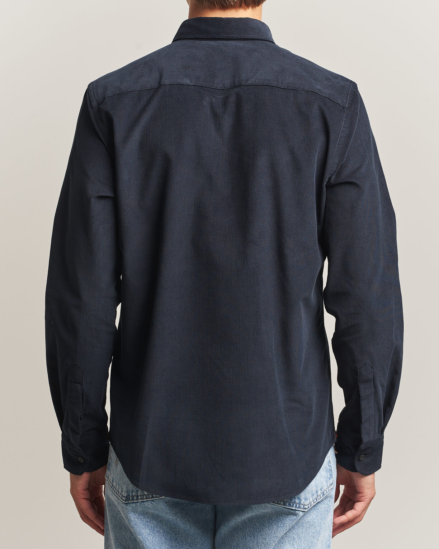Homme | Chemises | Morris | Douglas Cord Shirt Blue