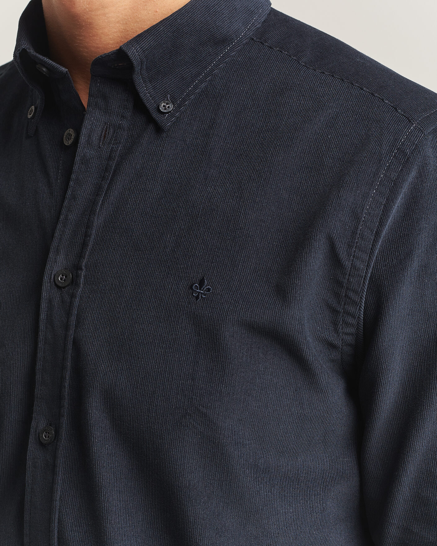 Homme | Chemises | Morris | Douglas Cord Shirt Blue