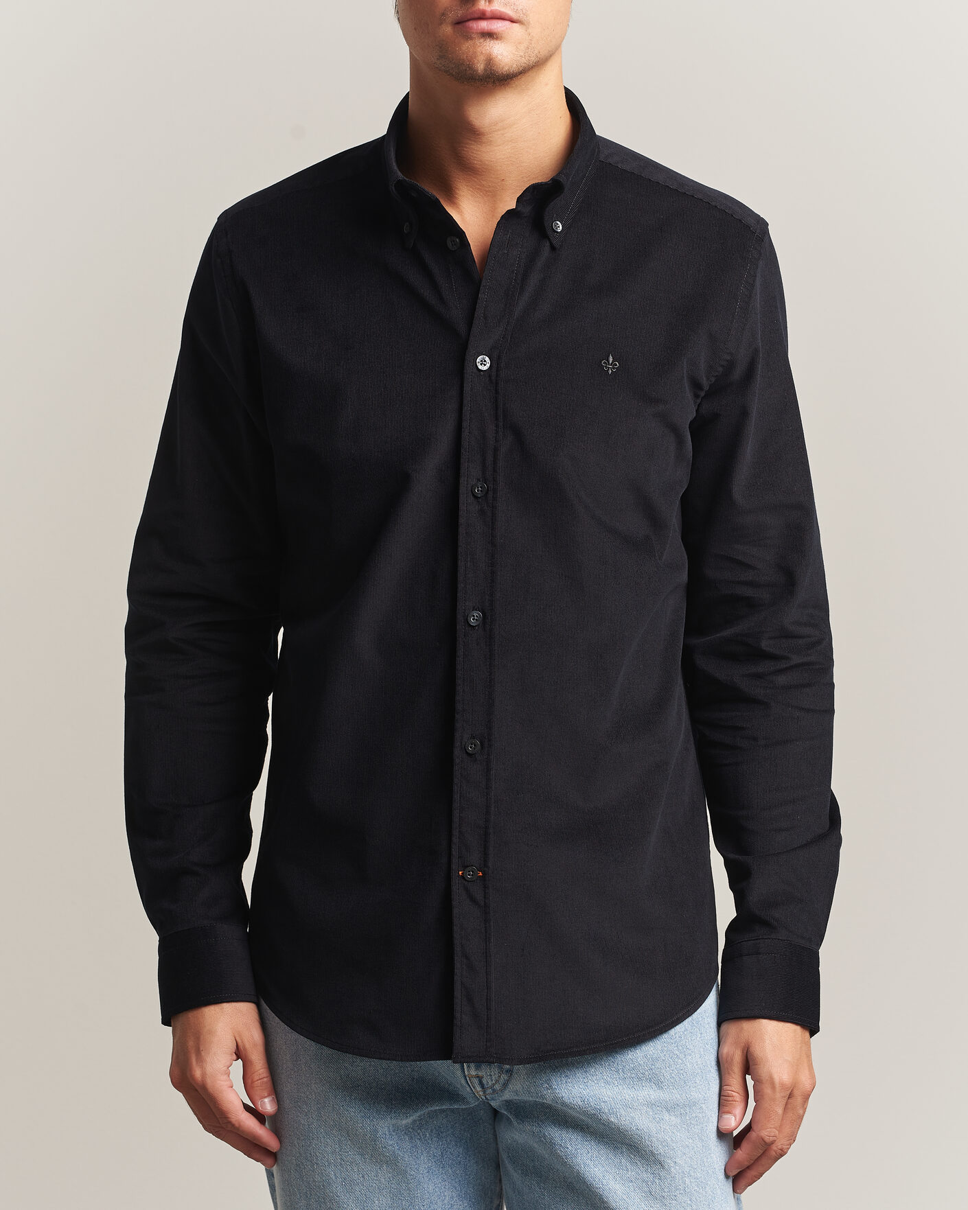 Homme | Chemises | Morris | Douglas Cord Shirt Grey