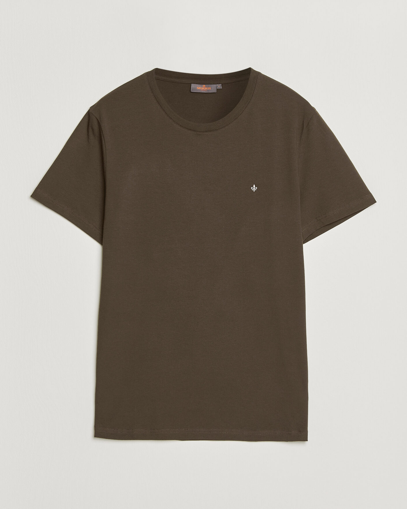 Homme | T-shirts | Morris | James Crew Neck T-Shirt Brown