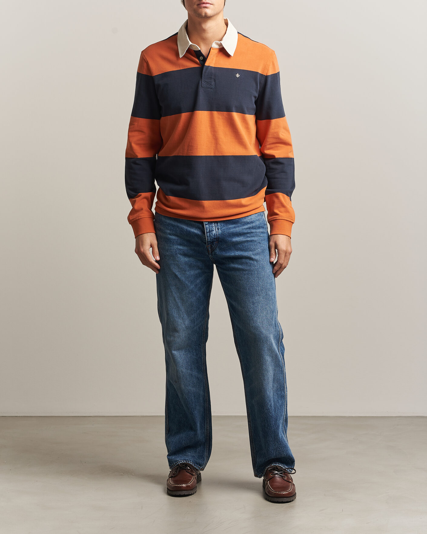 Homme | Pulls Et Tricots | Morris | Graham Rugger Orange