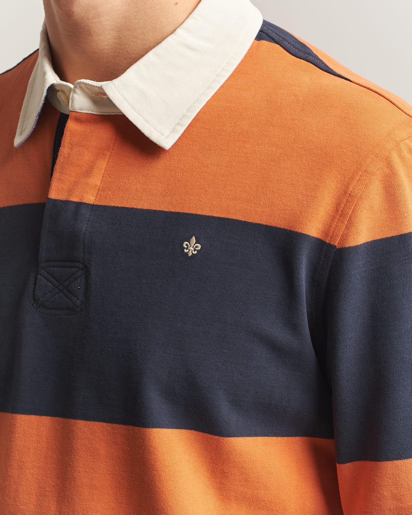 Homme | Pulls Et Tricots | Morris | Graham Rugger Orange