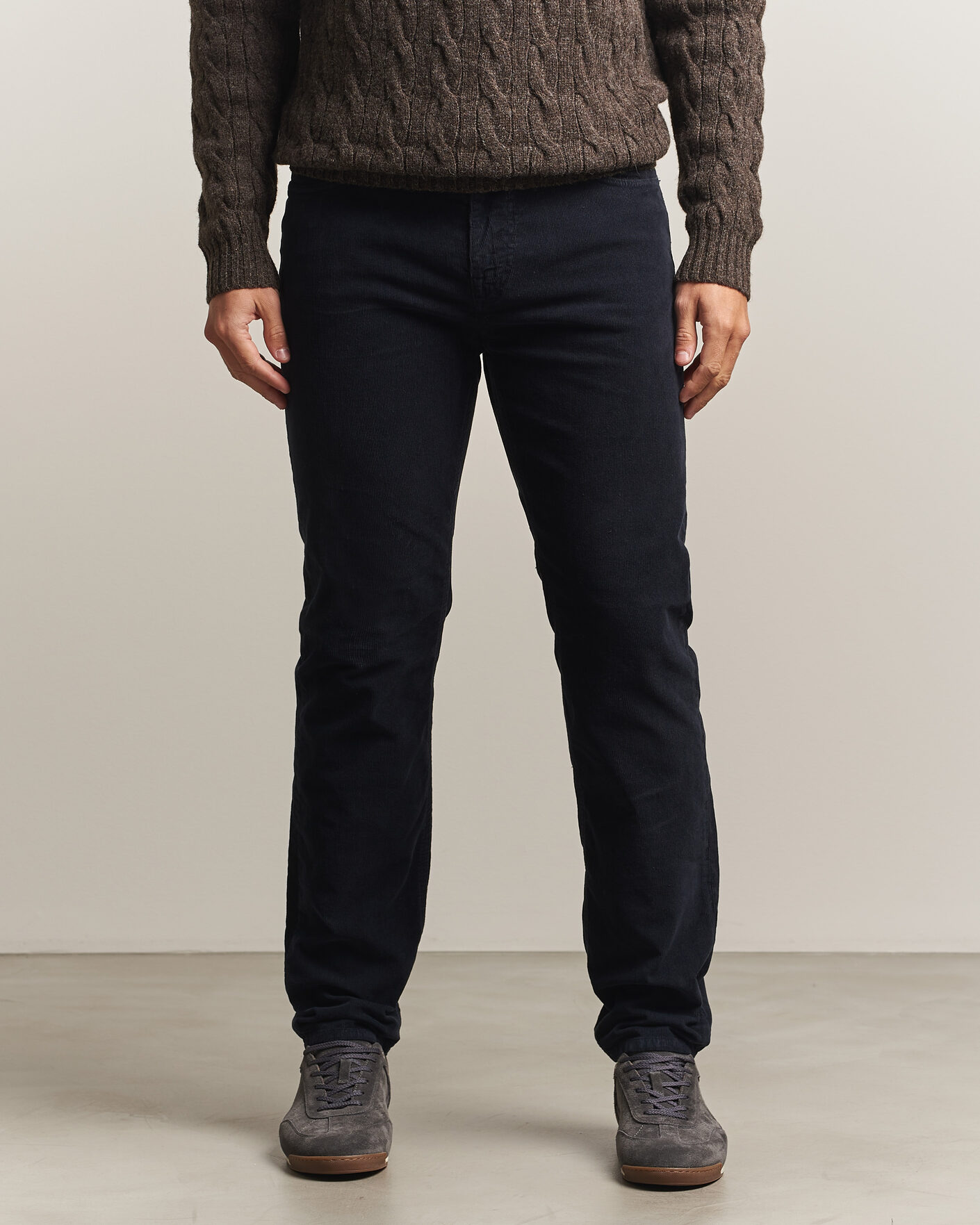 Homme | Pantalons | Morris | James Cord 5-Pocket Pants Navy