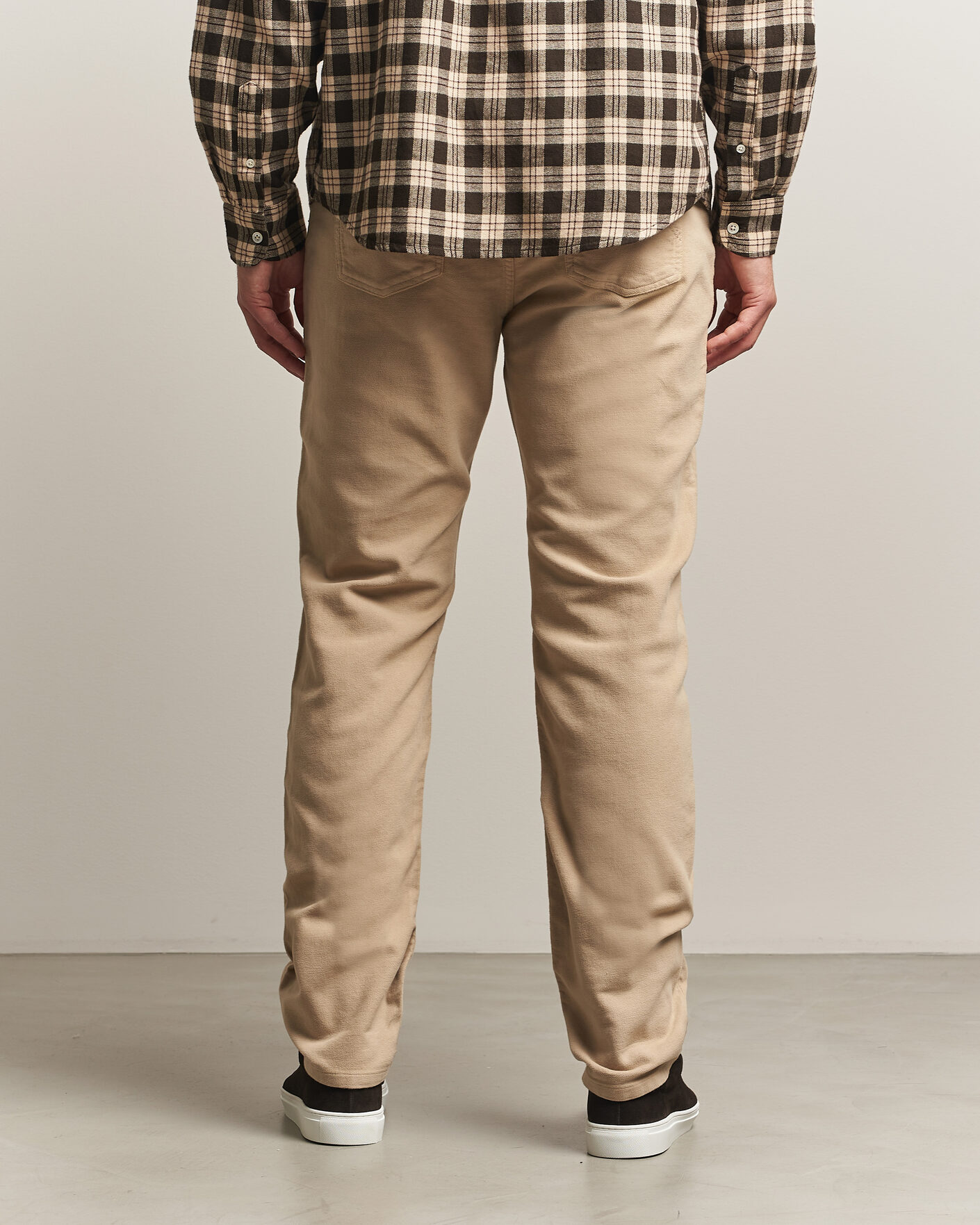 Homme | Pantalons | Morris | James Winter Twill 5-Pocket Pants Khaki