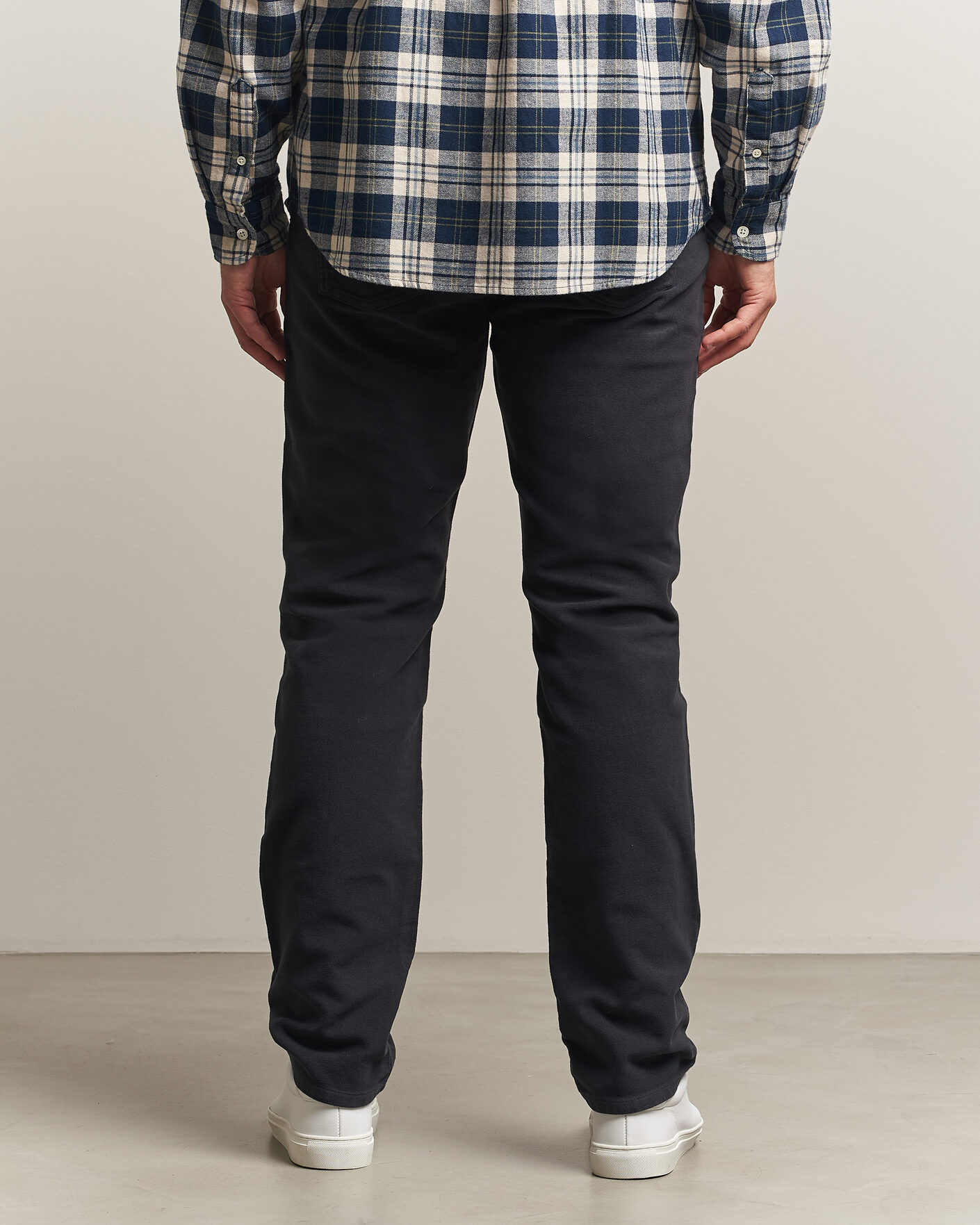 Homme | Pantalons | Morris | James Winter Twill 5-Pocket Pants Blue