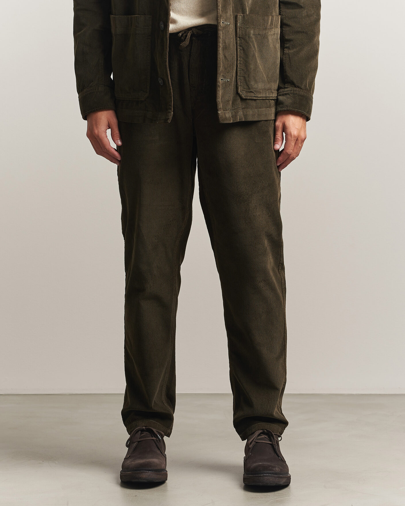 Homme | Pantalons | Morris | Fenix Cord Trousers Olive