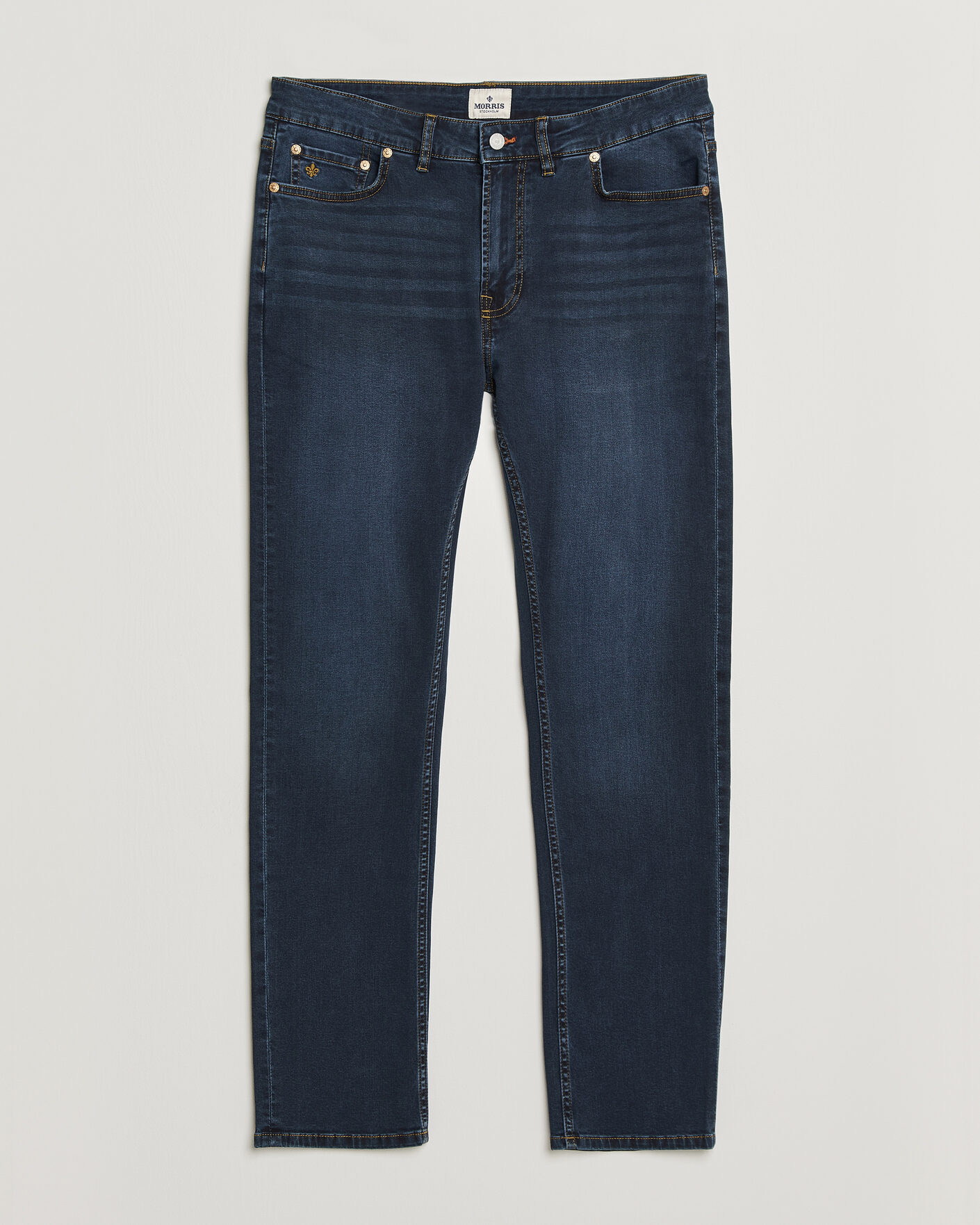 Heren | Jeans | Morris | Steve Satin Jeans One Year Wash