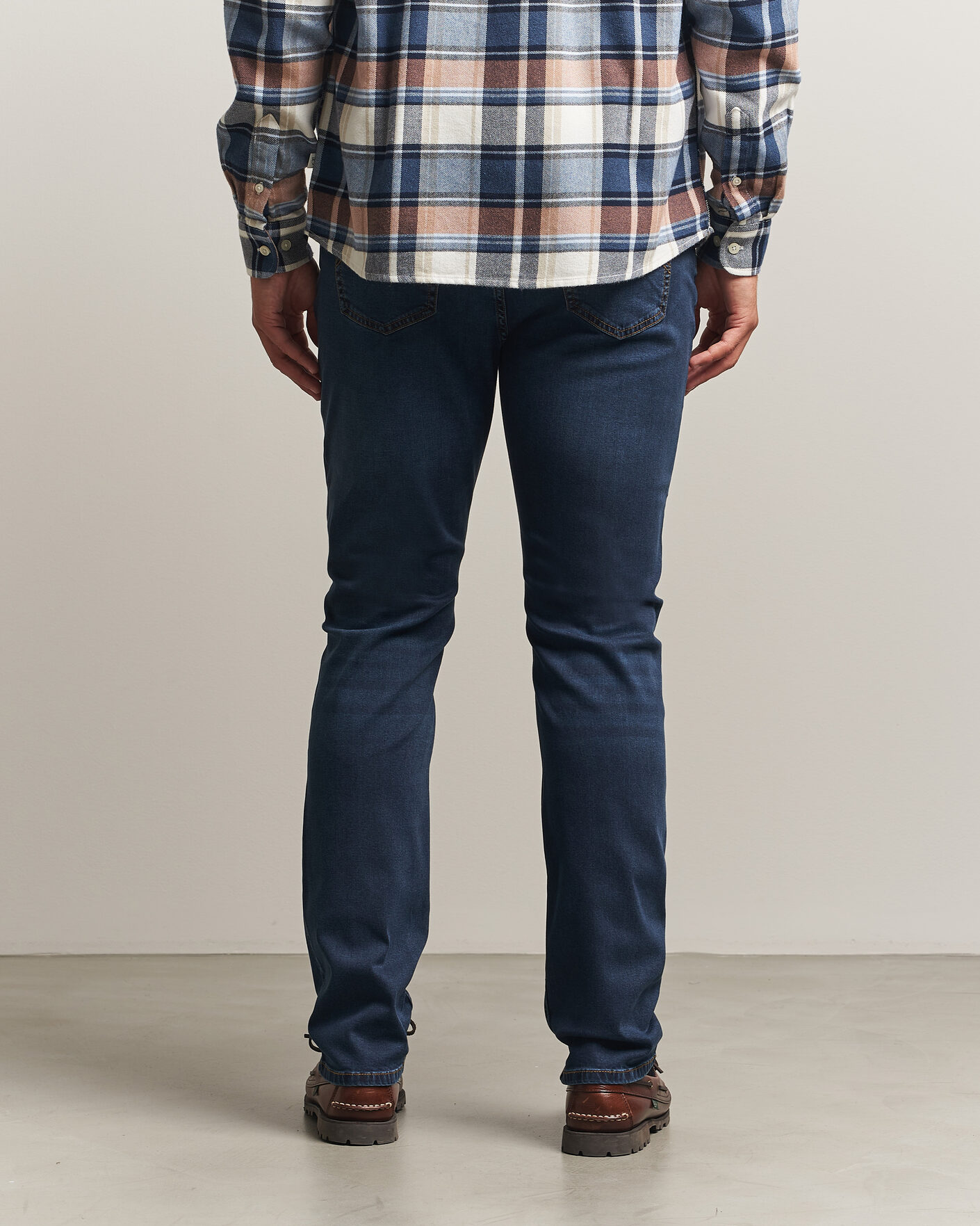 Heren | Jeans | Morris | Steve Satin Jeans One Year Wash