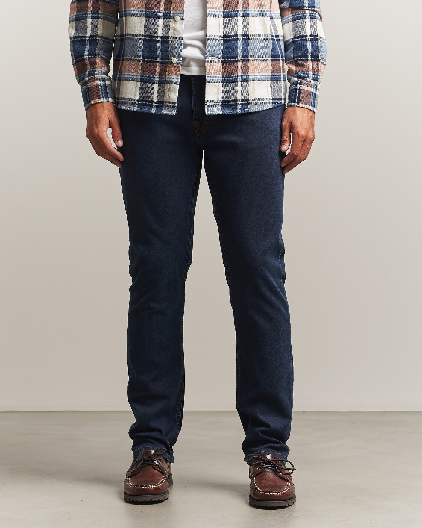 Heren | Jeans | Morris | Steve Satin Jeans Rinse Wash