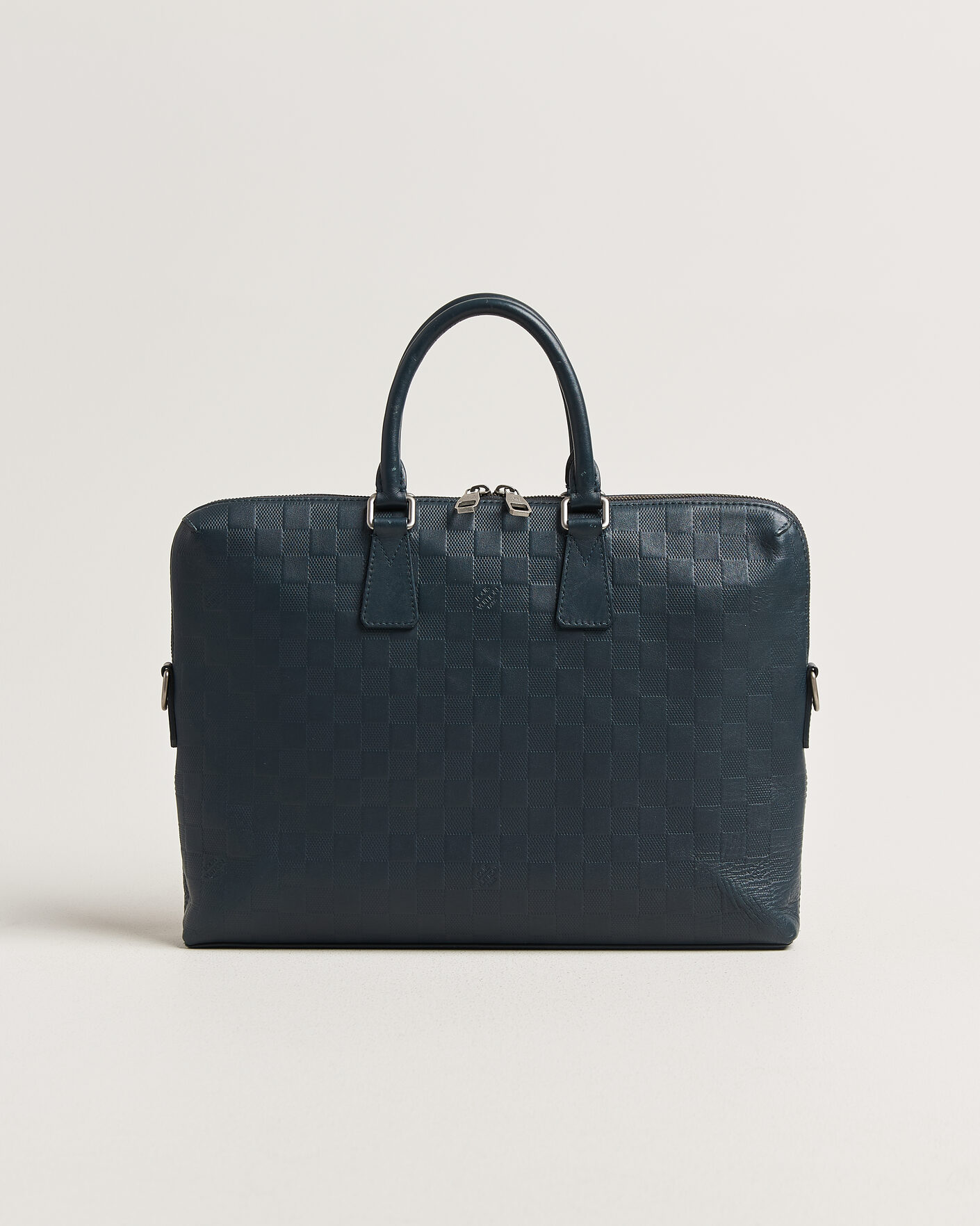 Heren | Pre-Owned & Vintage Bags | Louis Vuitton Pre-Owned | Porte Documents Bag Damier Infini Onyx