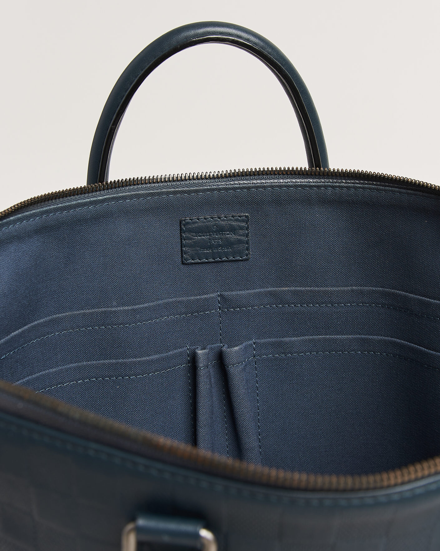 Heren | Pre-Owned & Vintage Bags | Louis Vuitton Pre-Owned | Porte Documents Bag Damier Infini Onyx
